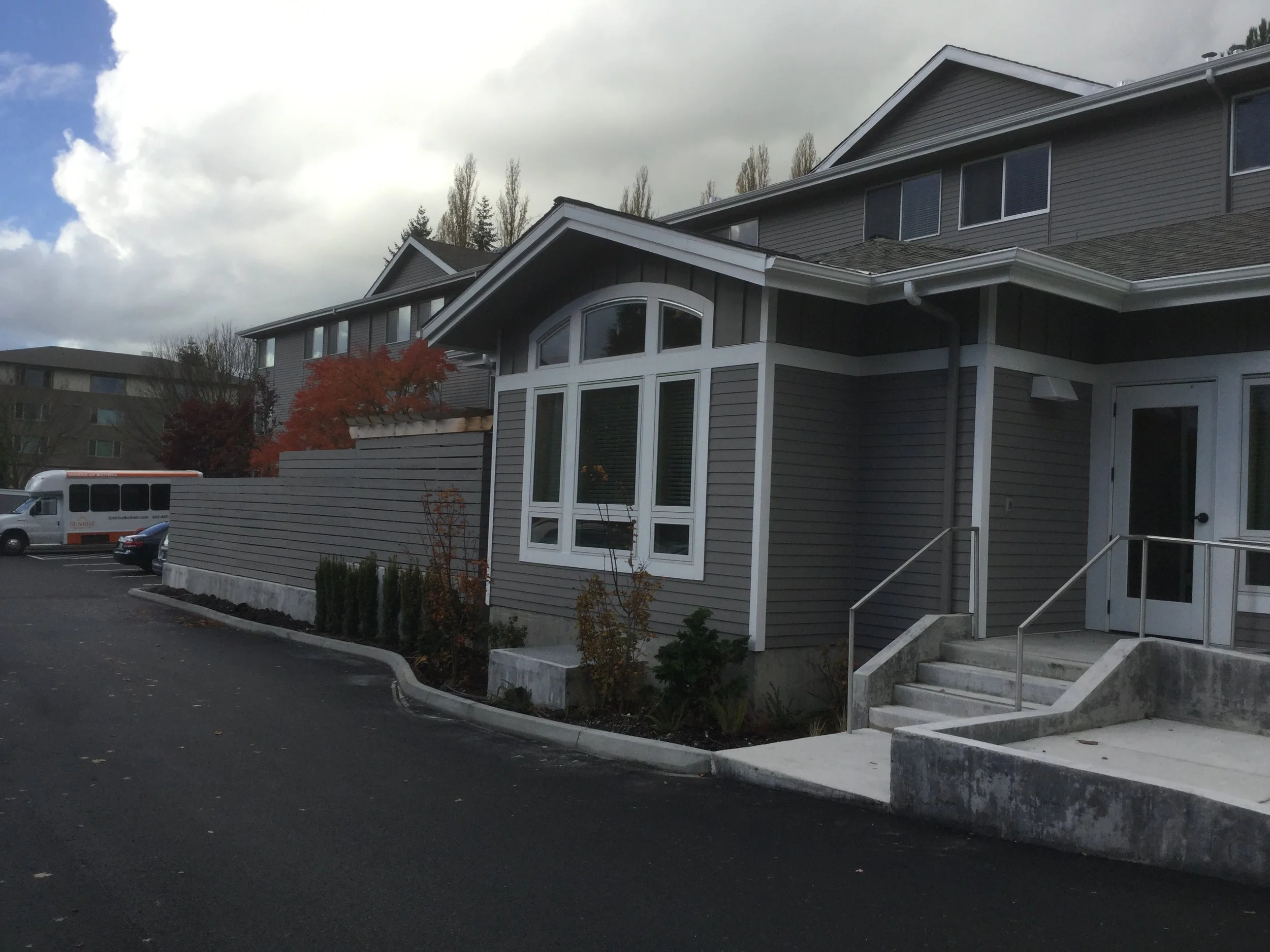 Conservatory with garden privacy fence beyond