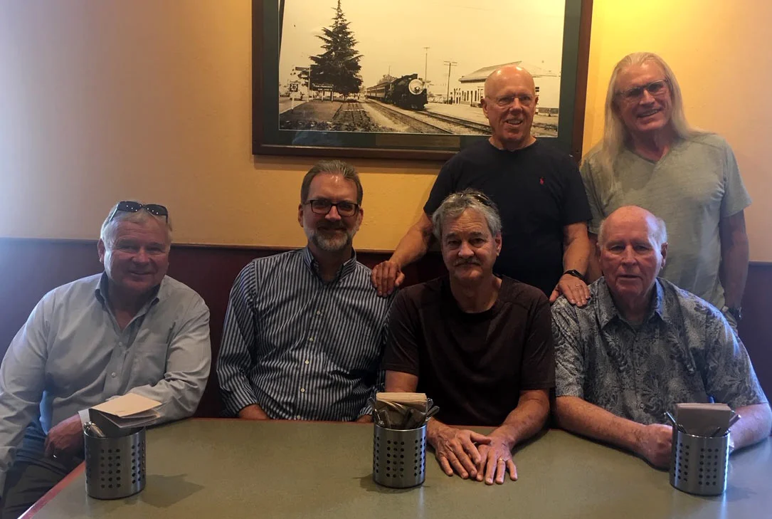 Weekly Friday coffee meeting.