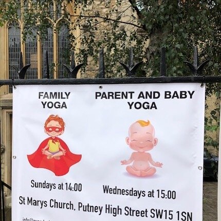 Hip hip hooray, our banner is back up at St Marys Church Putney. I can not wait to see all of our wonderful parents and their  little ones again. We have implemented lots of new measures to keep everyone safe in our classes. Please reach out if you&r