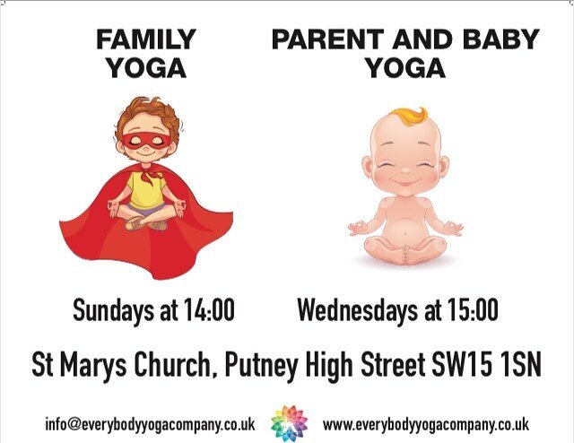 I was so excited to be back at our venues teaching Family Yoga today that I forgot to take  pictures! Tested our ability to livestream 2pm Family Yoga class from St Marys, and that&rsquo;s a go! So now we&rsquo;ve our return to Mom &amp; Baby yoga to
