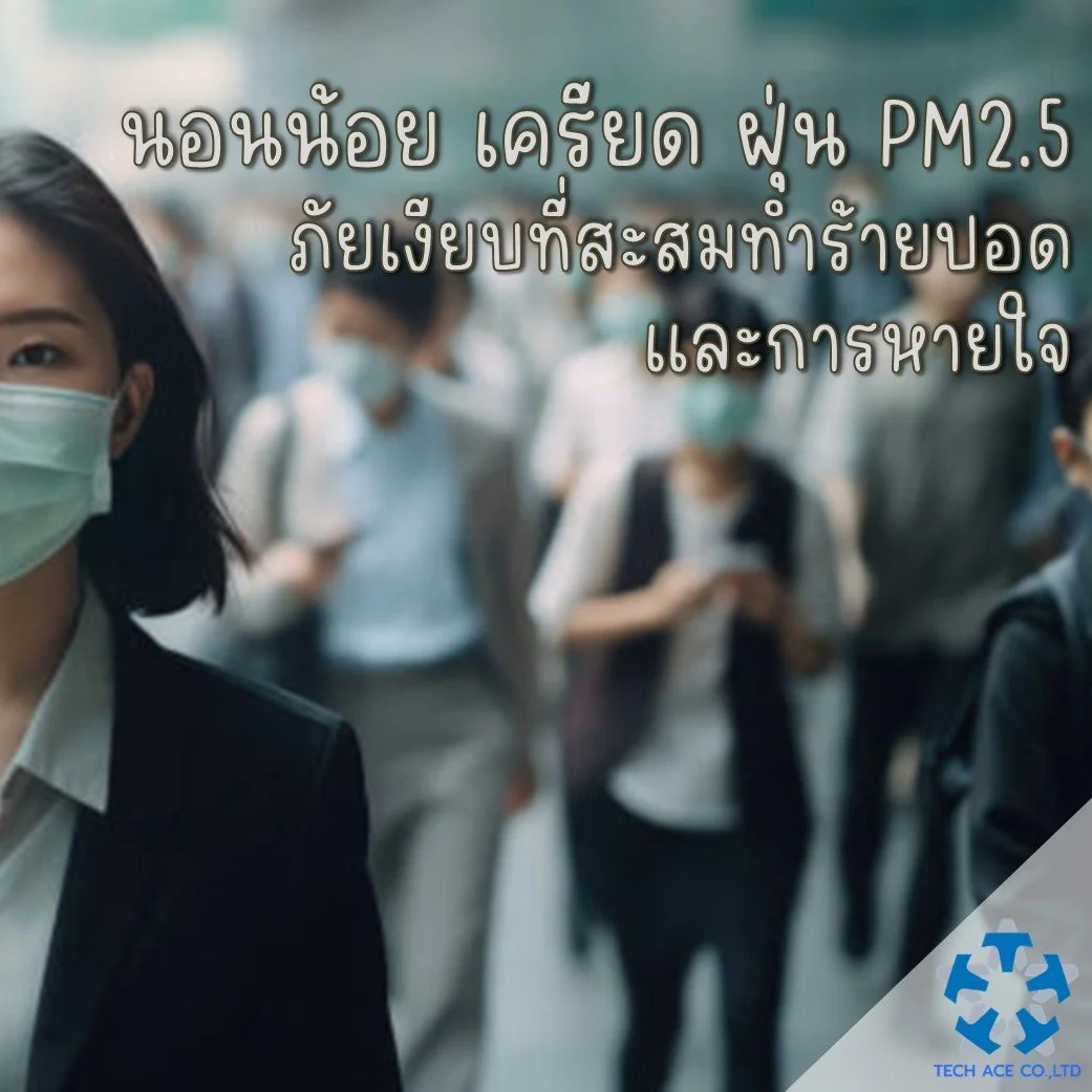 นอนน้อย เครียด ฝุ่น PM2.5 ภัยเงียบที่สะสมทำร้ายปอด และการหายใจ