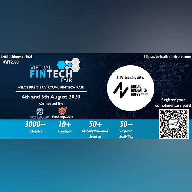 Exclusive invitation to our NIH-HK community.

We are excited to announce our next partnership event - Virtual FinTech Fair (VFF), on the 4th &amp; 5th of August 2020.

Come together with the top Financial Institutions and innovative fintech companie