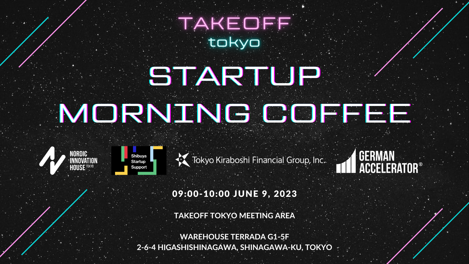 STARTUP MORNING COFFEE at Takeoff Tokyo