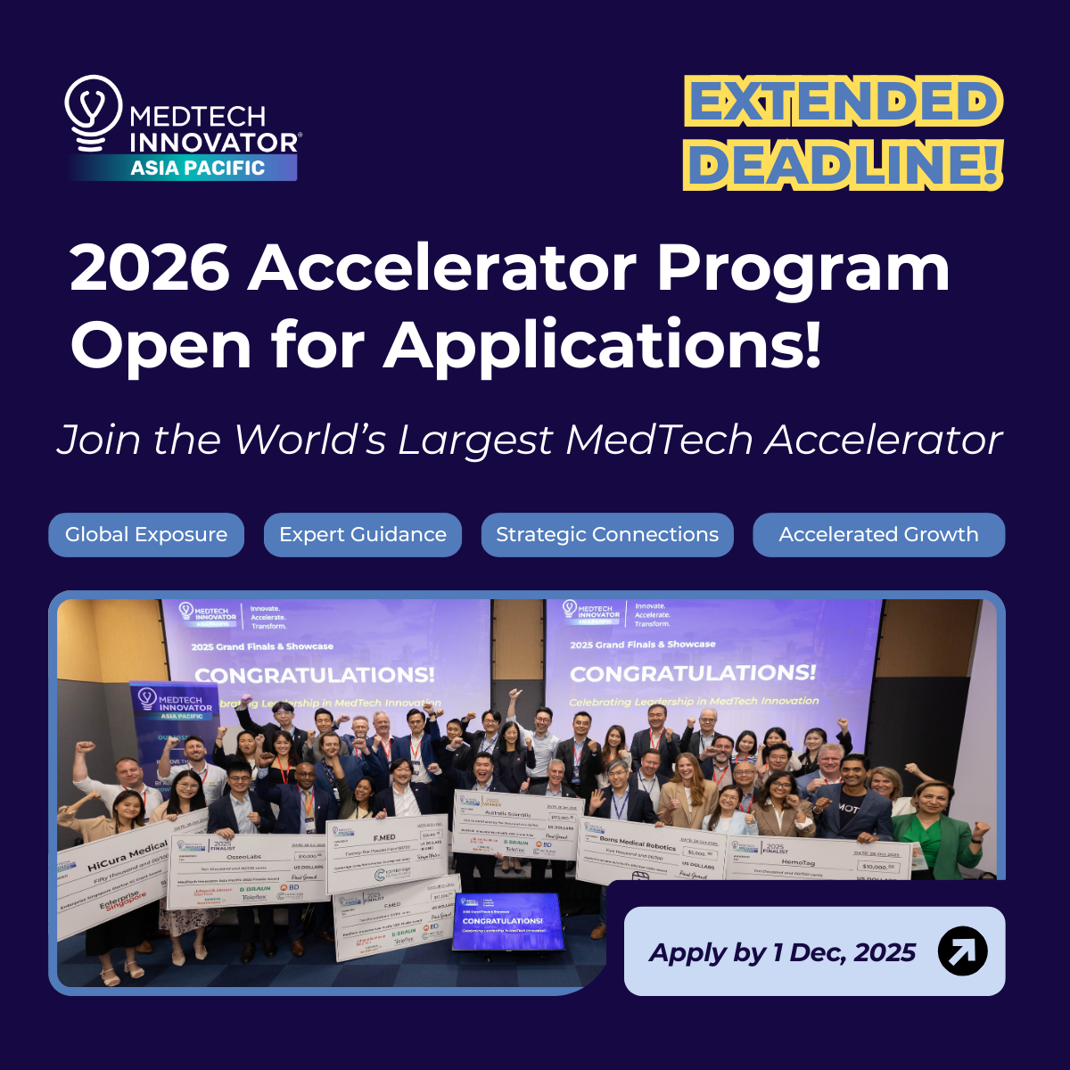 MedTech Innovation Asia Pacific: 2026 Accelerator Program