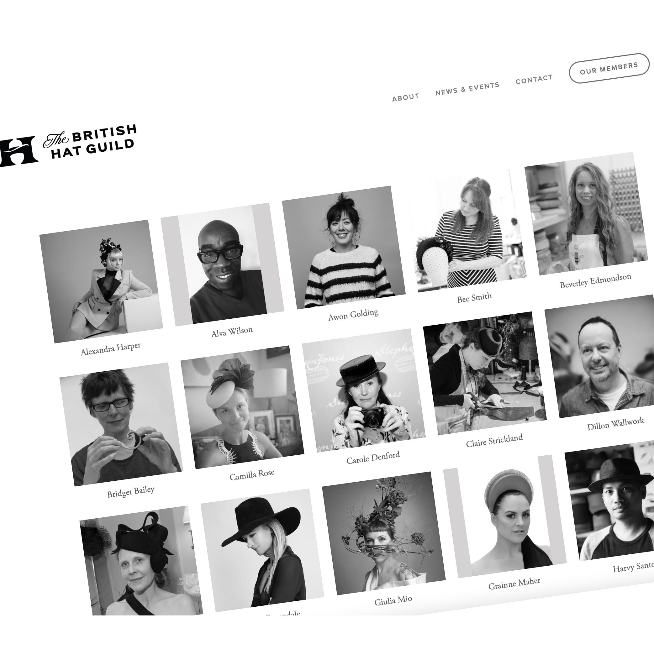  Our  Members page  - The British Hat Guild website 