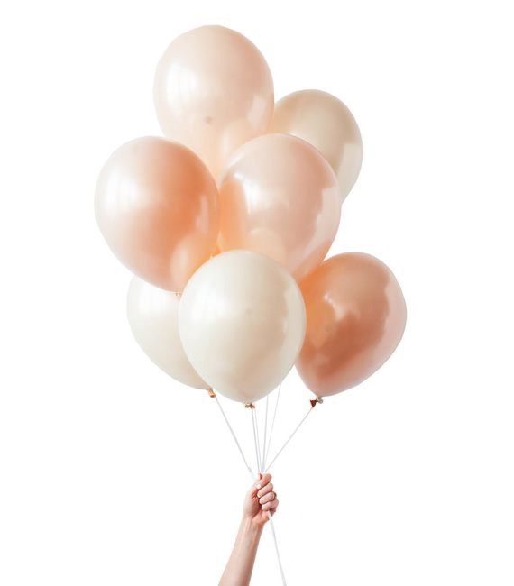 Champagne Bubbles | Helium Balloons (Set of 10)