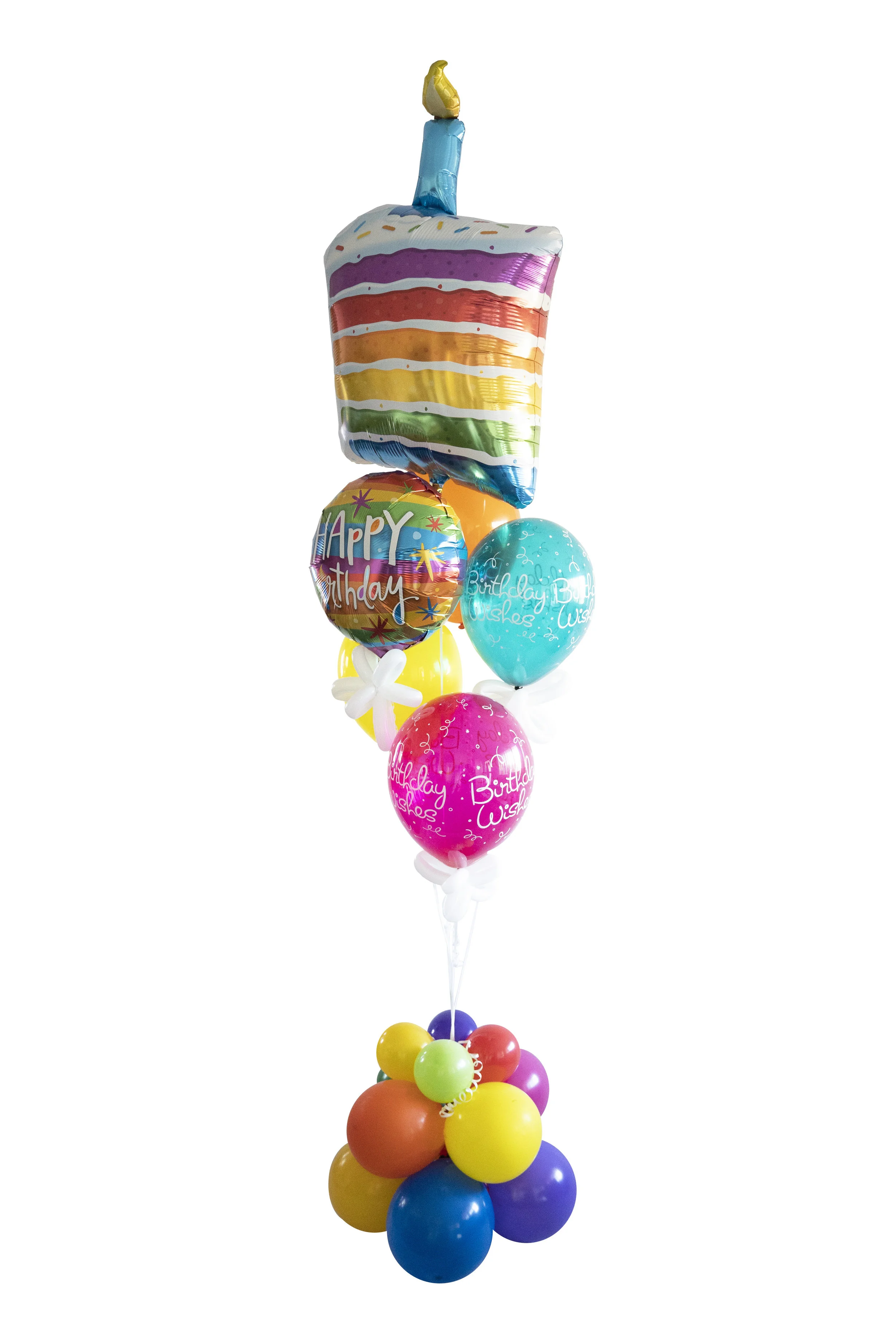 Rainbow Cake | Balloon Bouquet