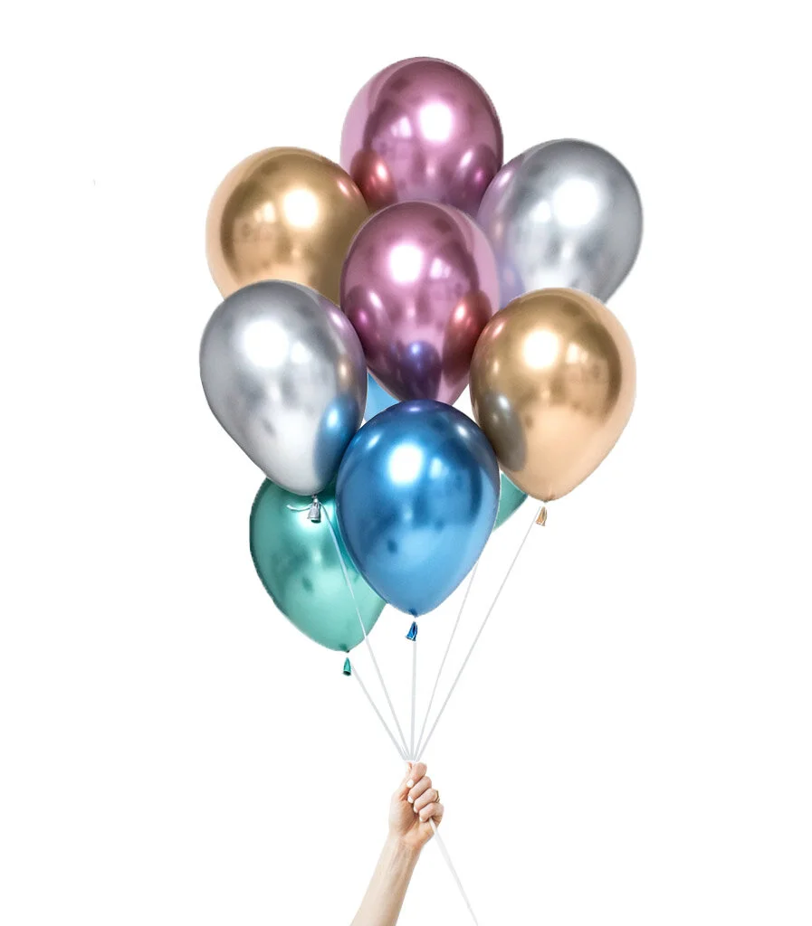 Chrome Colours | Helium Balloons (Per Piece)