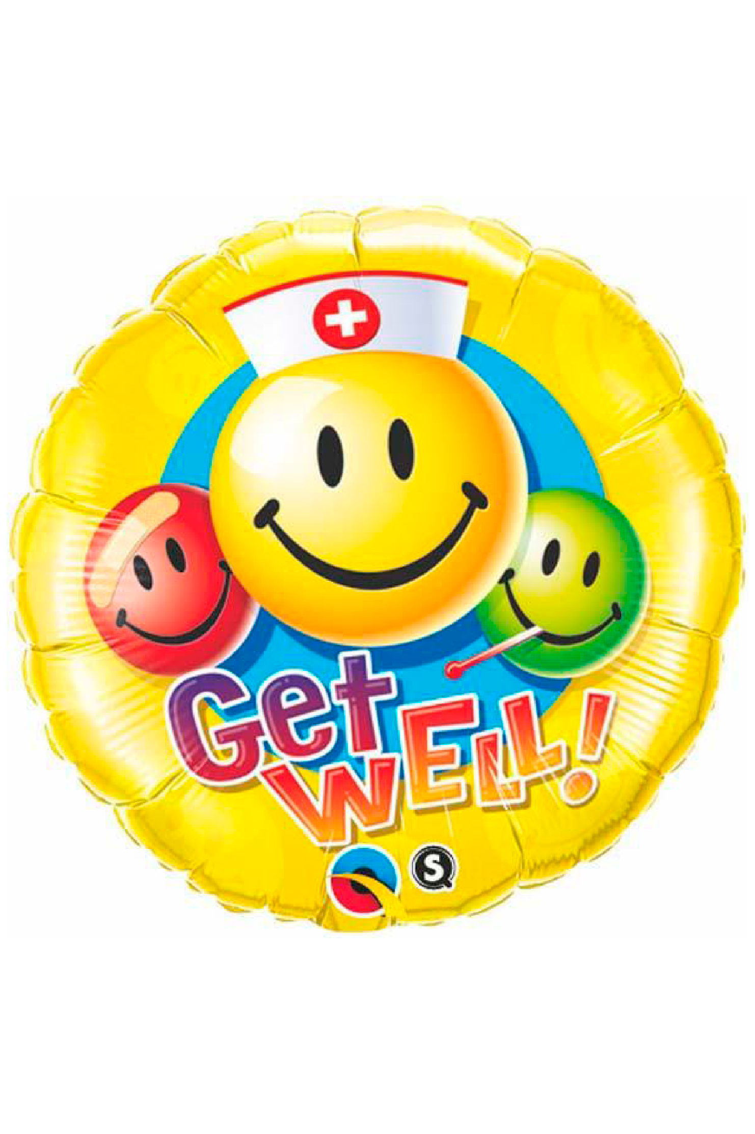 Get Well Emoji | Foil Balloon