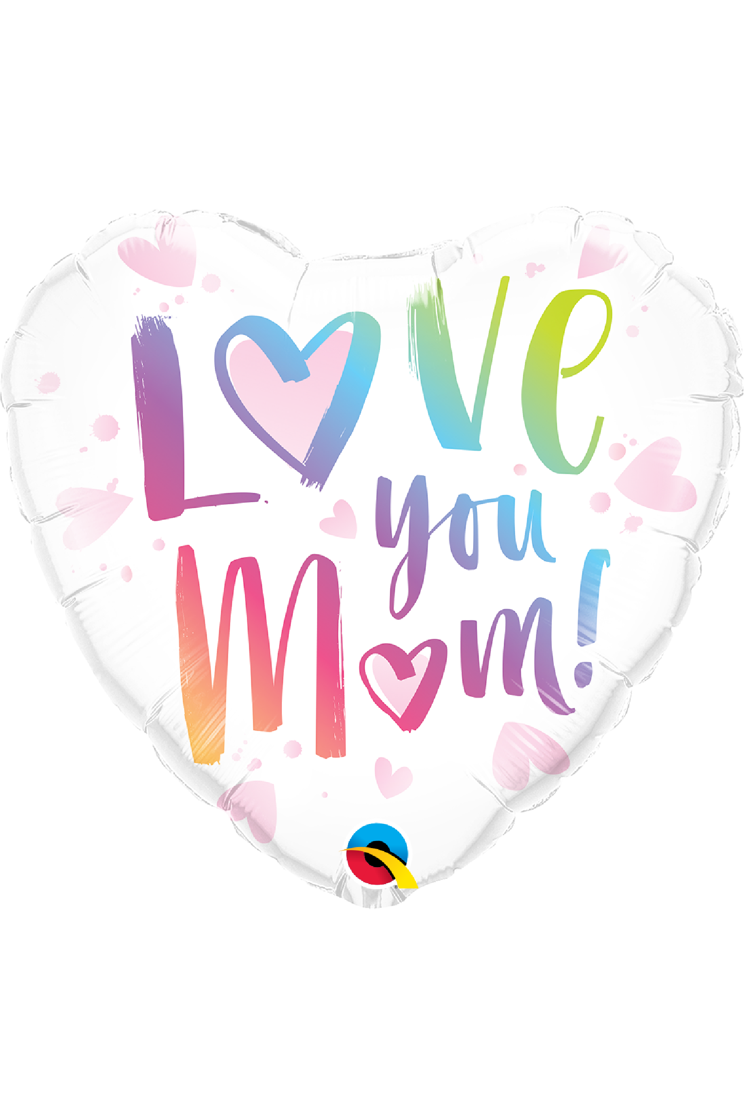 Love You Mum/Mom Heart | Foil Balloon