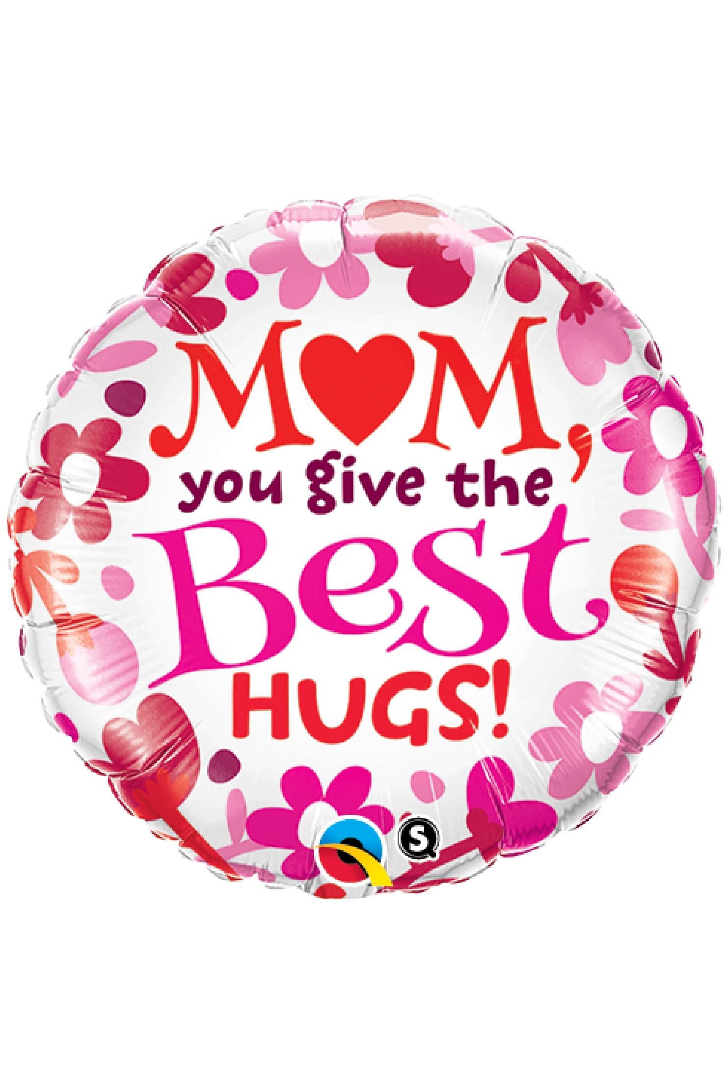 Mum/Mom Best Hugs | Foil Balloon