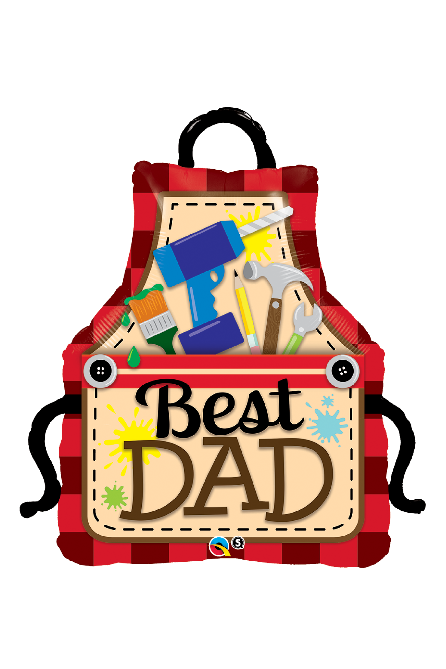 Best Dad Apron | Foil Balloon