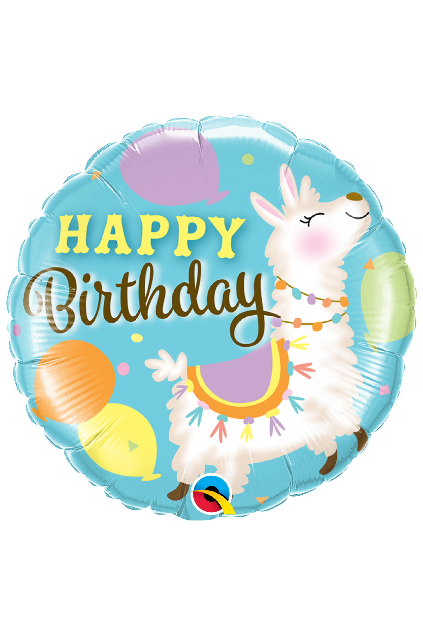 Happy Birthday Llama  | Foil Balloon
