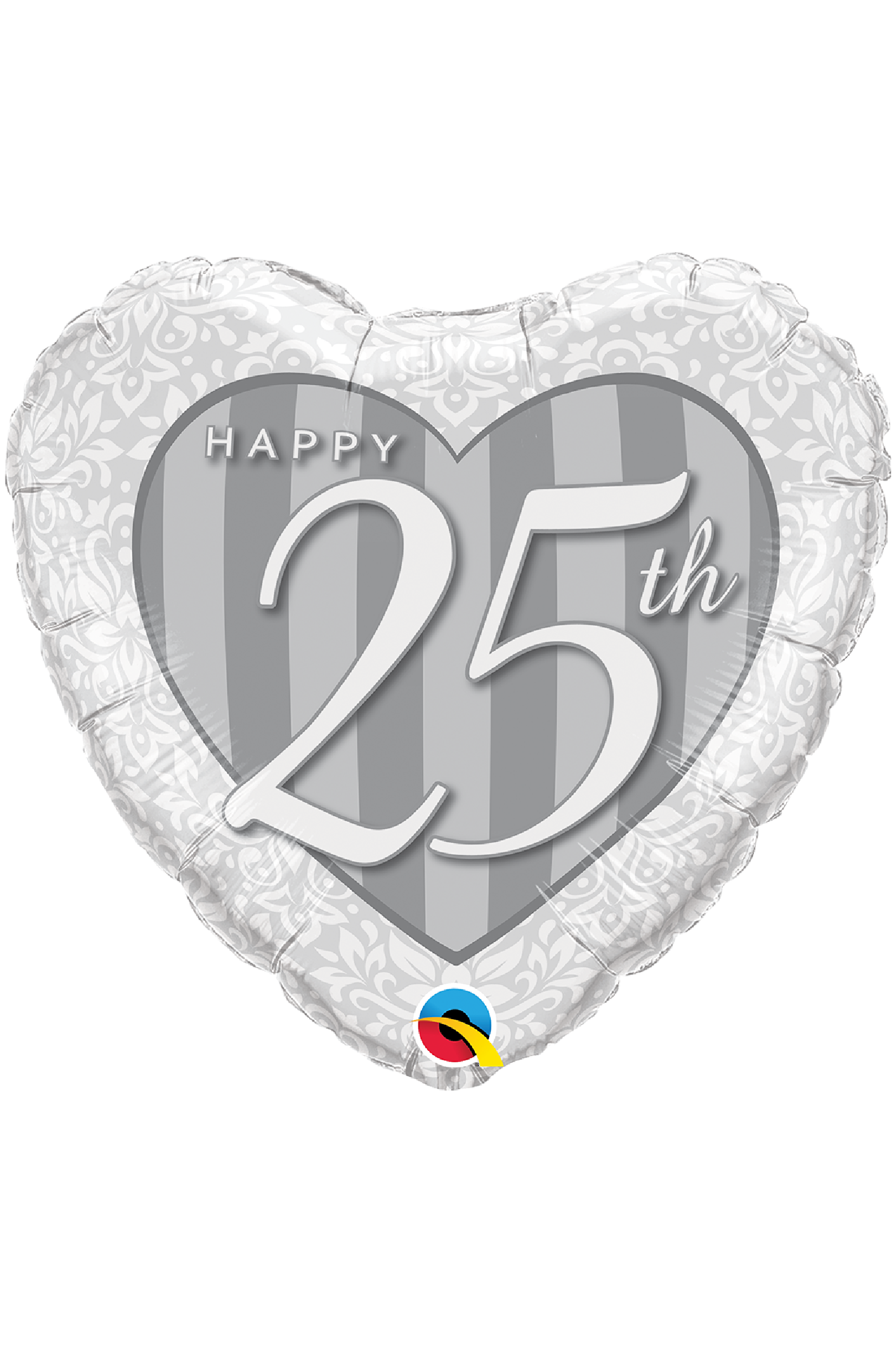 Happy 25th Heart | Foil Balloon