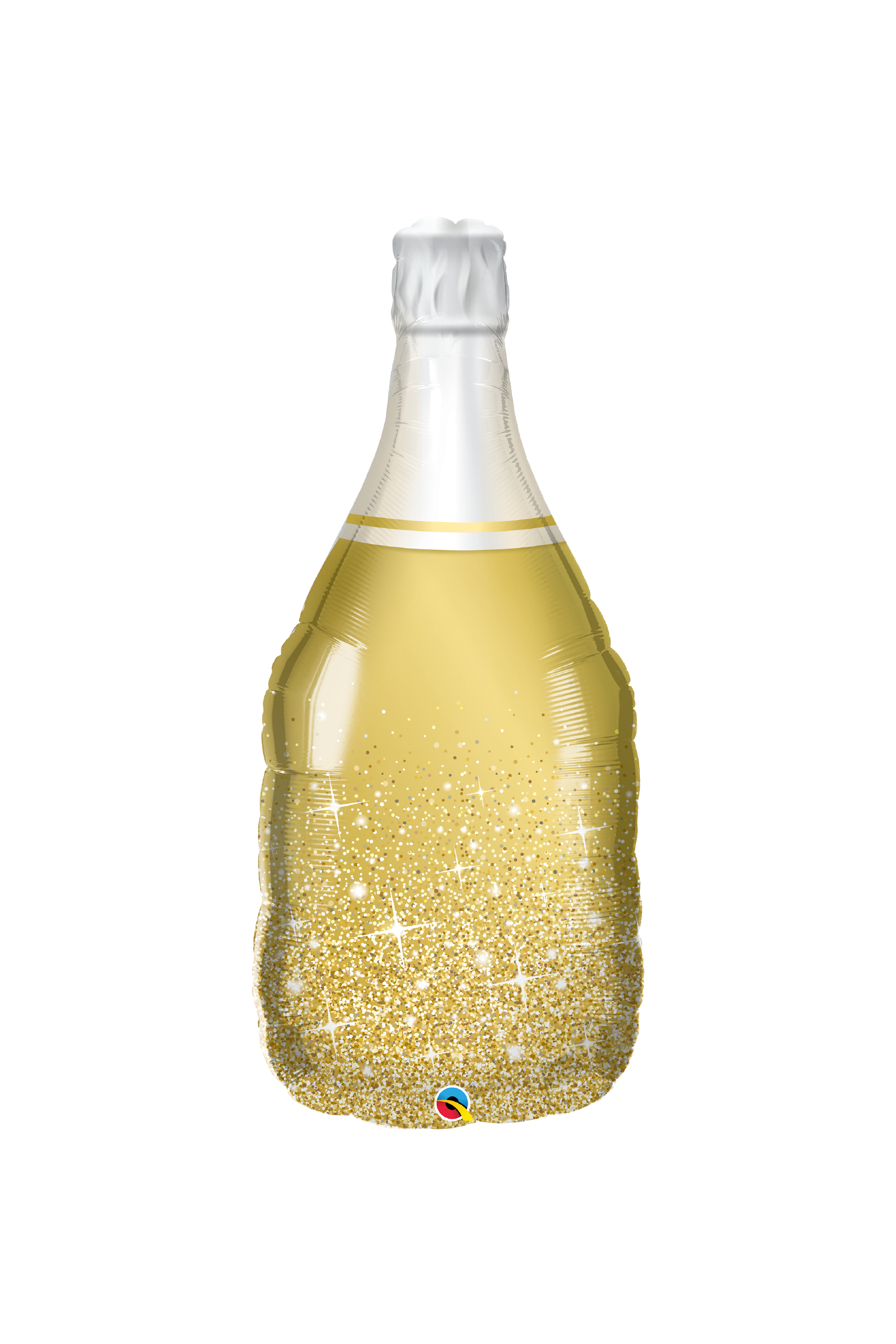 Gold Sparkle Bottle | Foil Balloon