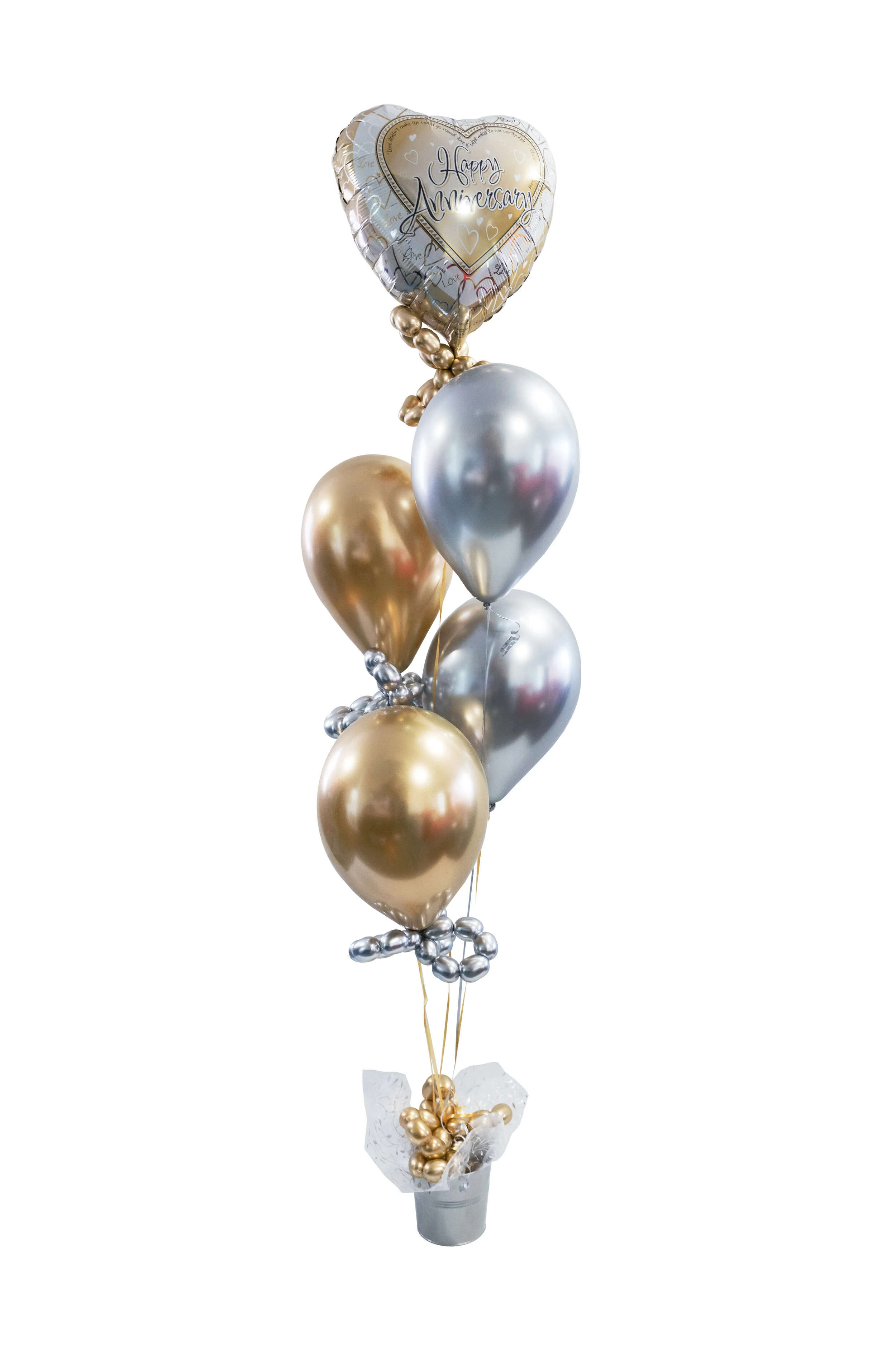 Royal Golden Surprise | Balloon Bouquet