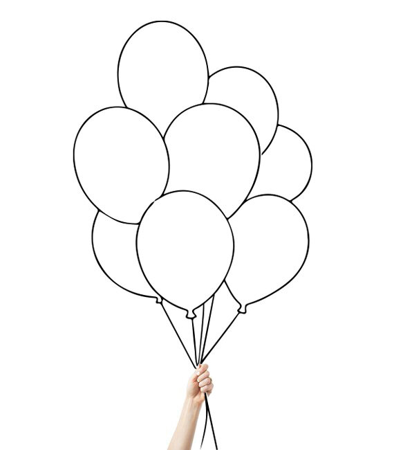 All Colours | Helium Balloons (Per Piece)