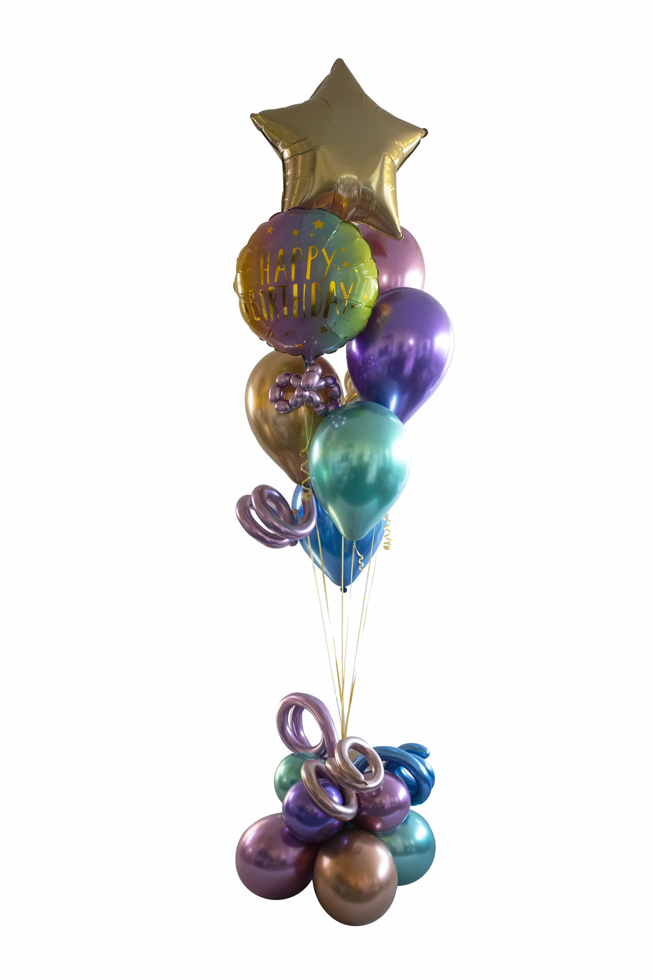 Bright and Chrome | Balloon Bouquet