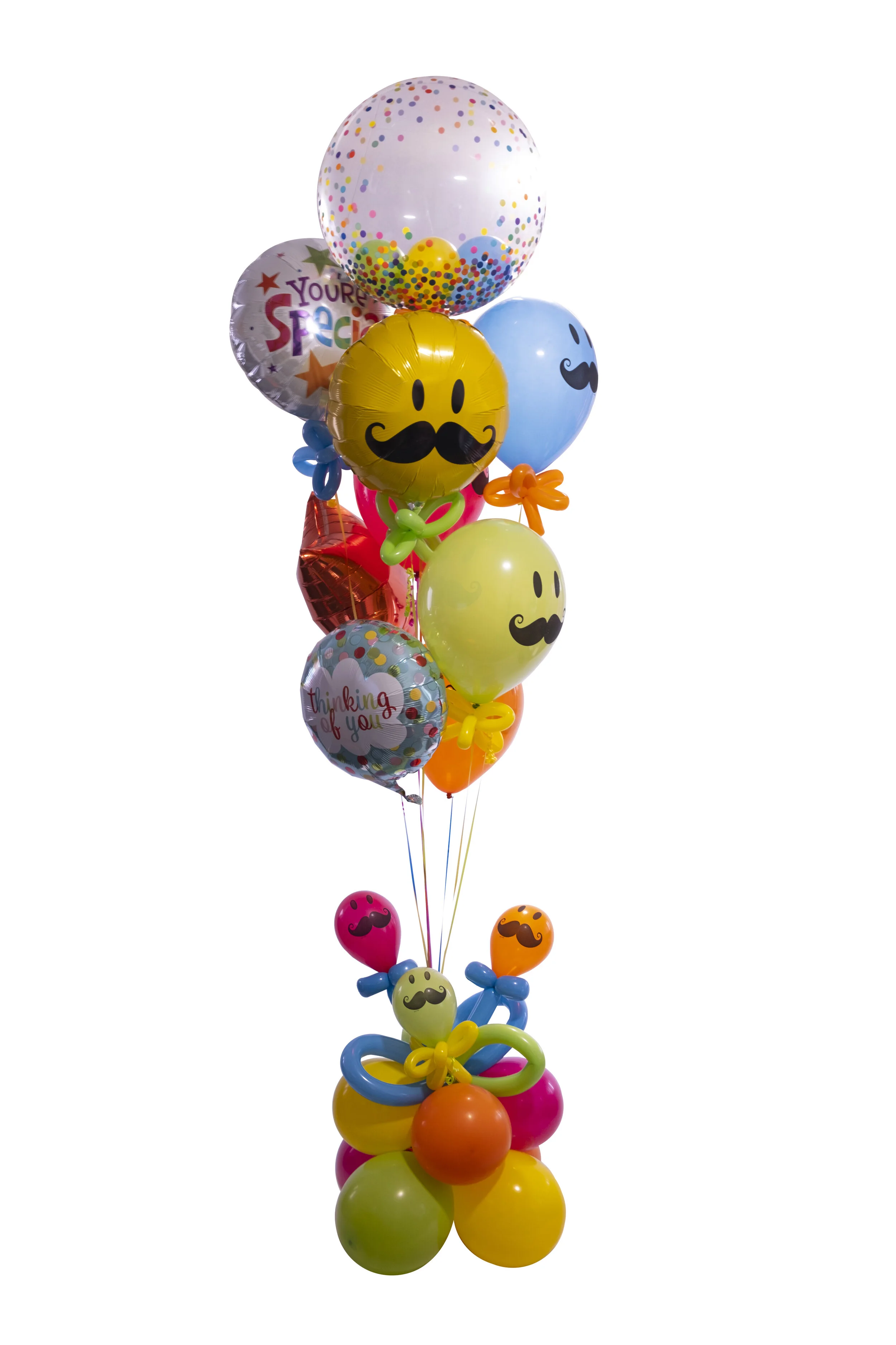 Mr Moustache | Balloon Bouquet