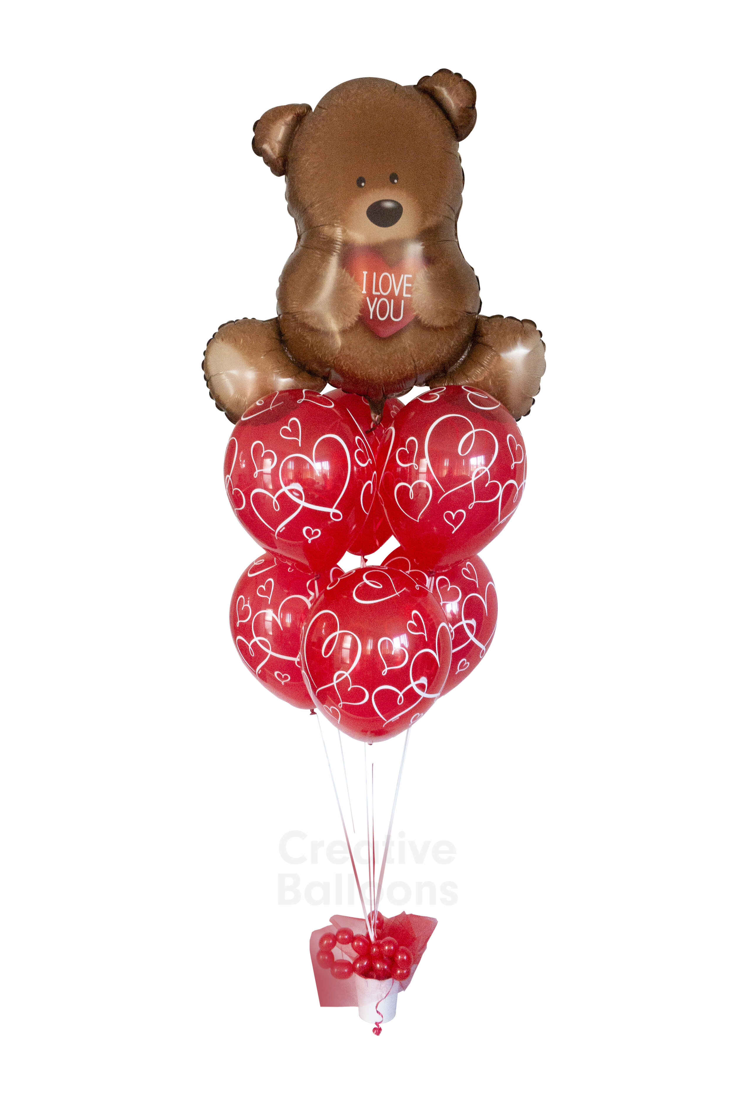 Teddy Bear Love | Balloon Bouquet — Creative Balloons