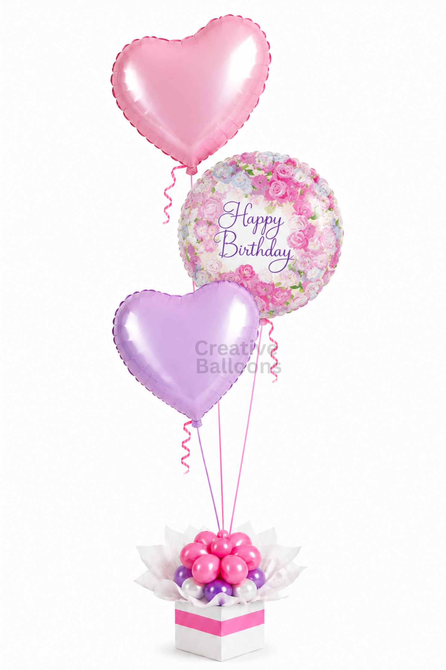 Birthday Vintage Floral Surprise |  Tier 3 Arrangement