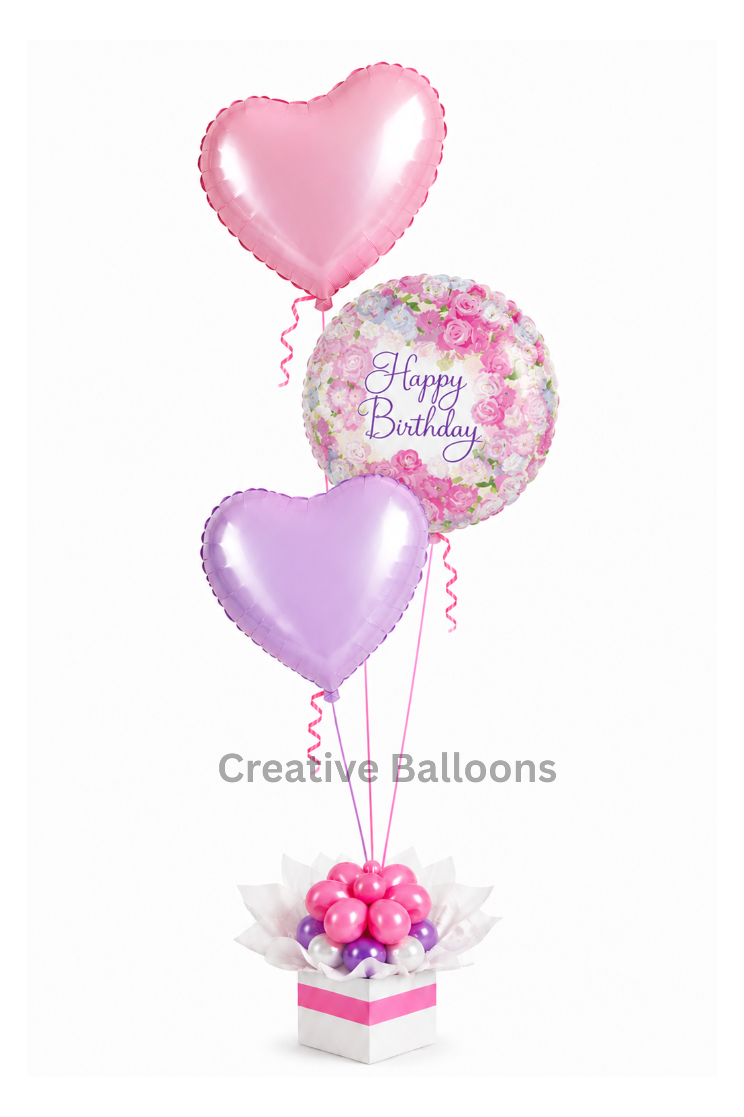 Birthday Vintage Floral Surprise |  Tier 3 Arrangement