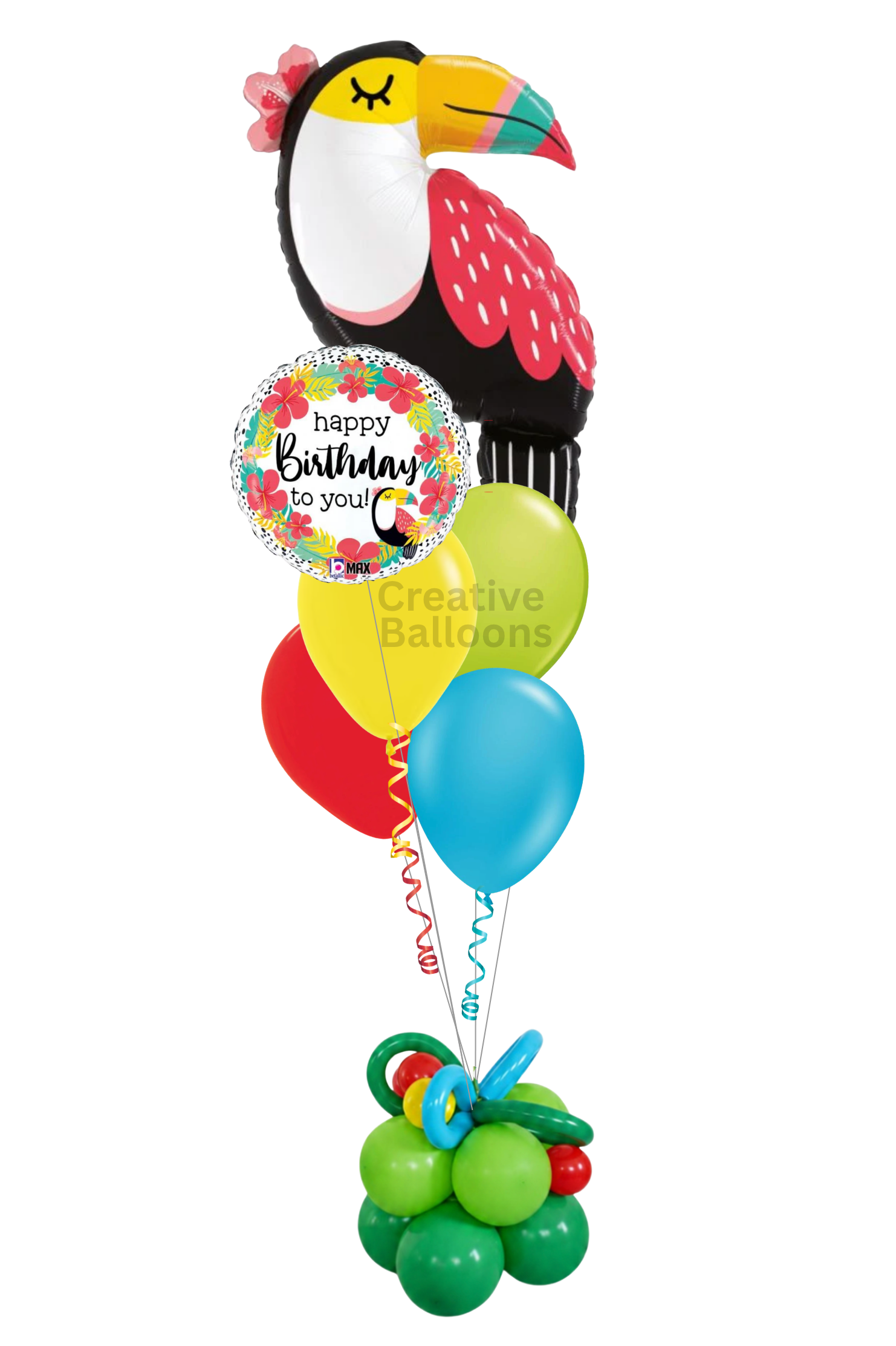 TROPICAL TOUCAN DELIGHT | Balloon Bouquet