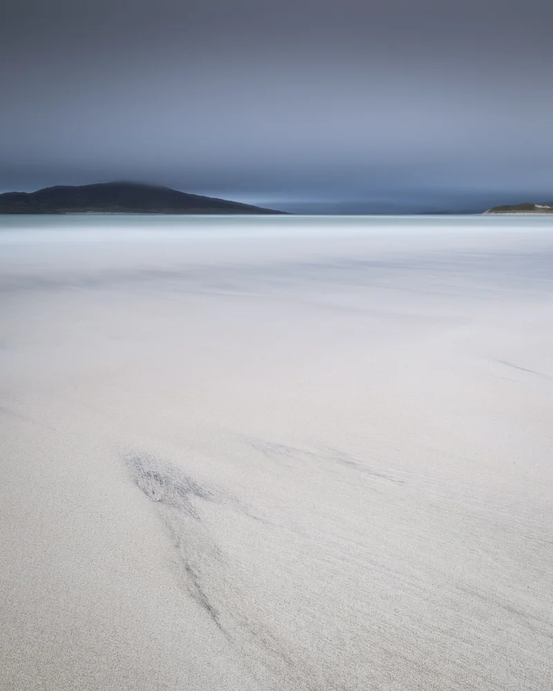 Seilebost, Isle of Harris with with 1.2 medium ND Grad and Pro Glass 15 stop. Image processed in Lightroom and Adobe Photoshop.