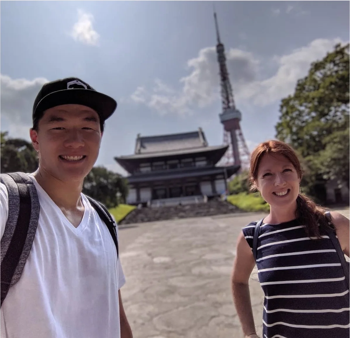 Hello! Tours founder Laura and our new team member Sidney preparing Hello! Tokyo.