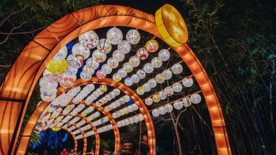 Lantern decorations for Singapore activities