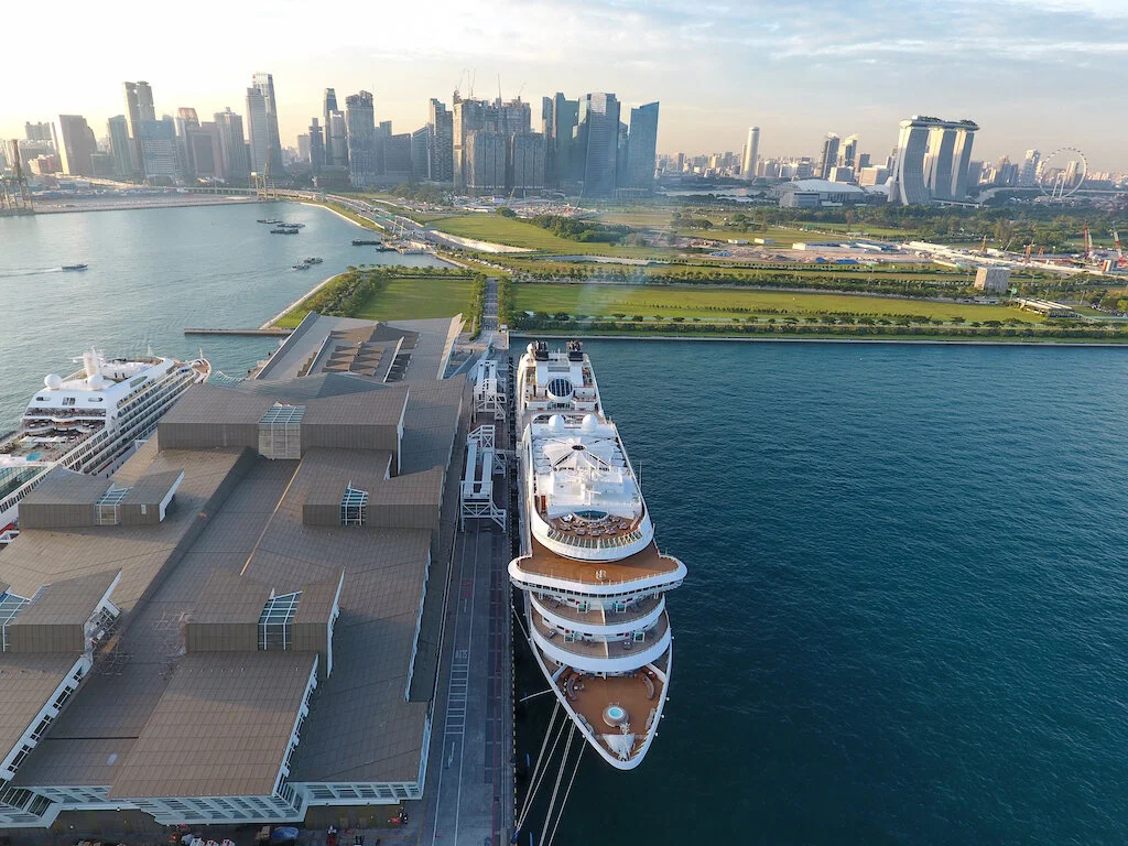 Get this view close up on a private car tour Singapore!