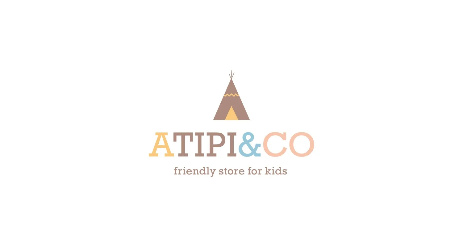  Naming &amp; identidad corporativa para la tienda de moda infantil Atipi&amp;co. 