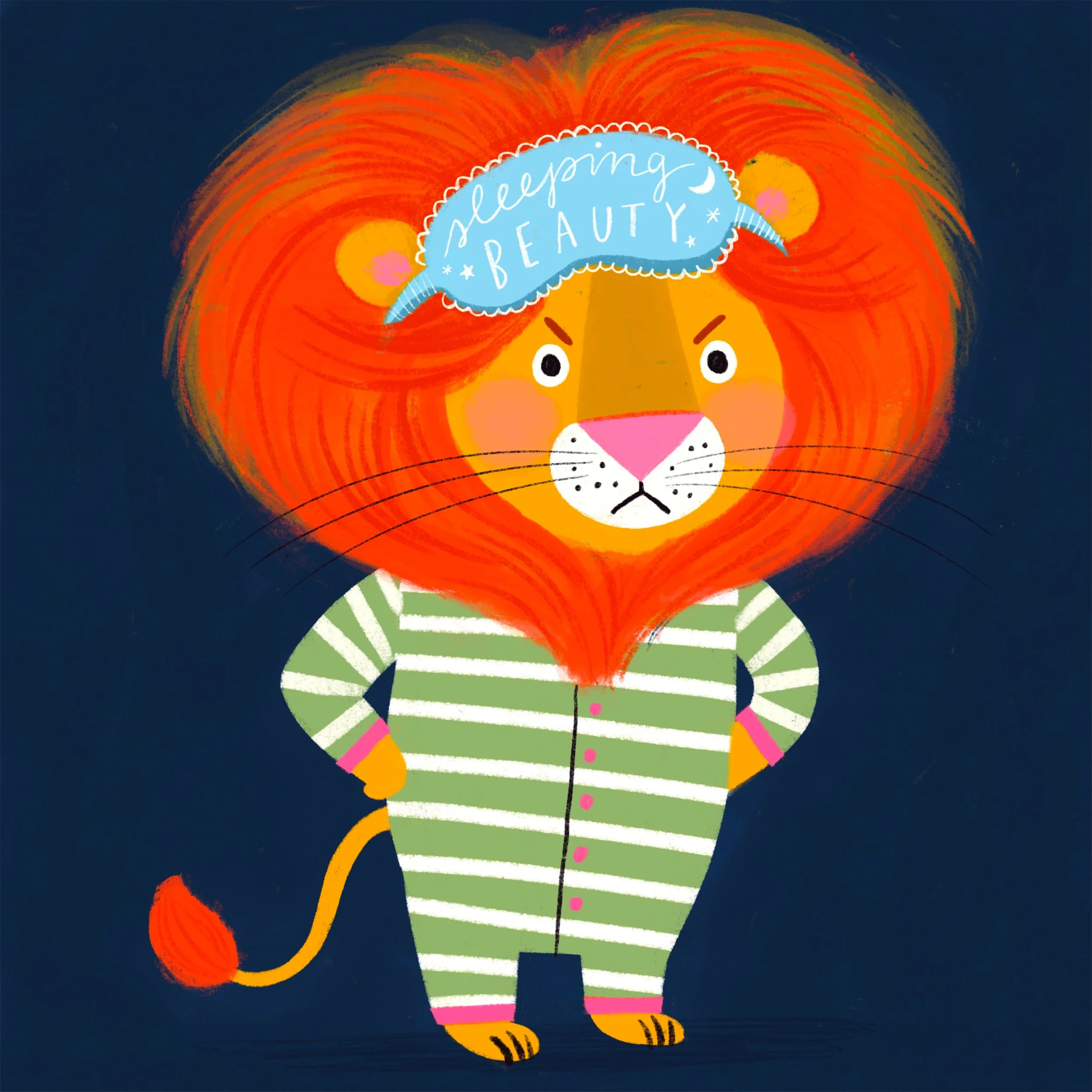 Sleepy Lion