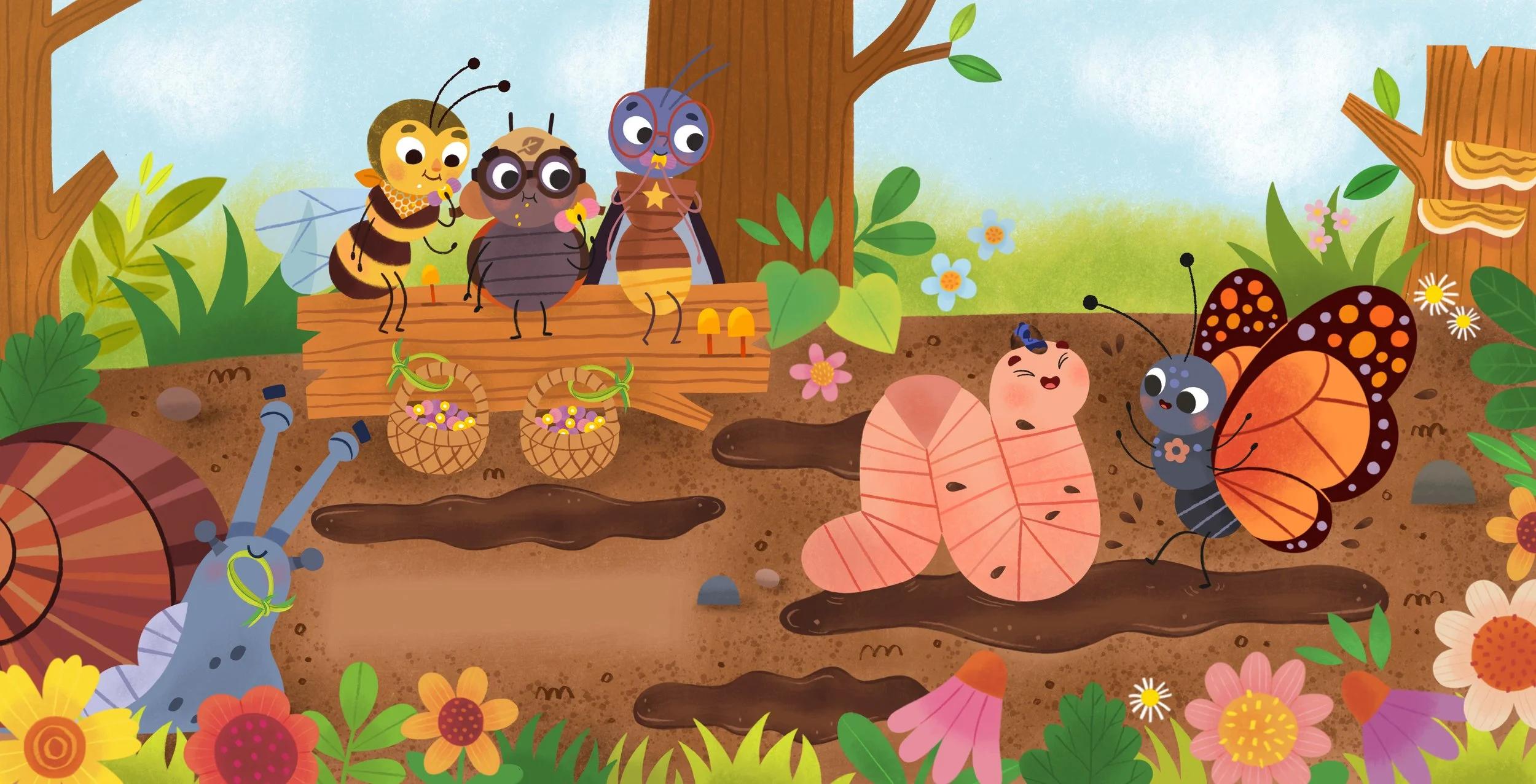 Lilleland: Flutterby's Feast for Magic Cat Publishing