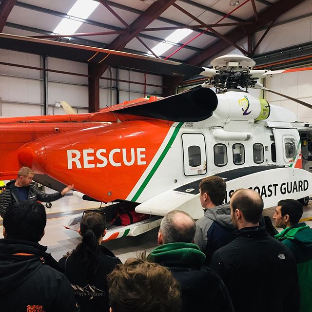 WildMed had a great time at the Irish Association of Emergency Medicine annual conference last week. Instructor @pedro2468 put together an epic pre conference water rescue workshop including a surprise visit from the @irish.coast.guard chopper, and C