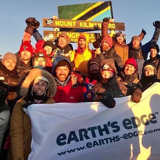 Expedition doc and previous course attendee @ciaranolan05 enjoying the view with a happy crew on top of Africa&rsquo;s highest mountain! Due to the high altitude and rapid rate of ascent there is a very high risk of AMS on Kili, with multiple fatalit