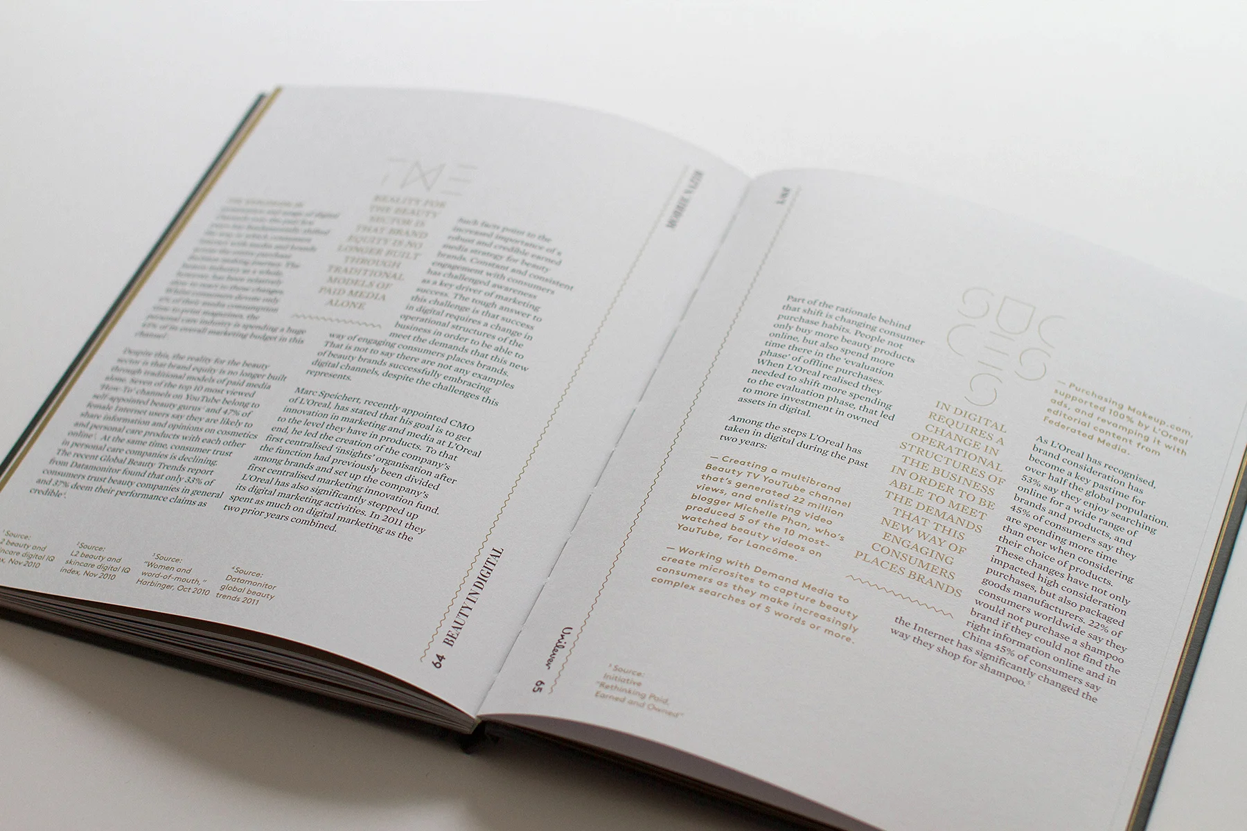  Client: Unilever Role: Design &amp; Art Direction Design for Print / Book Design 