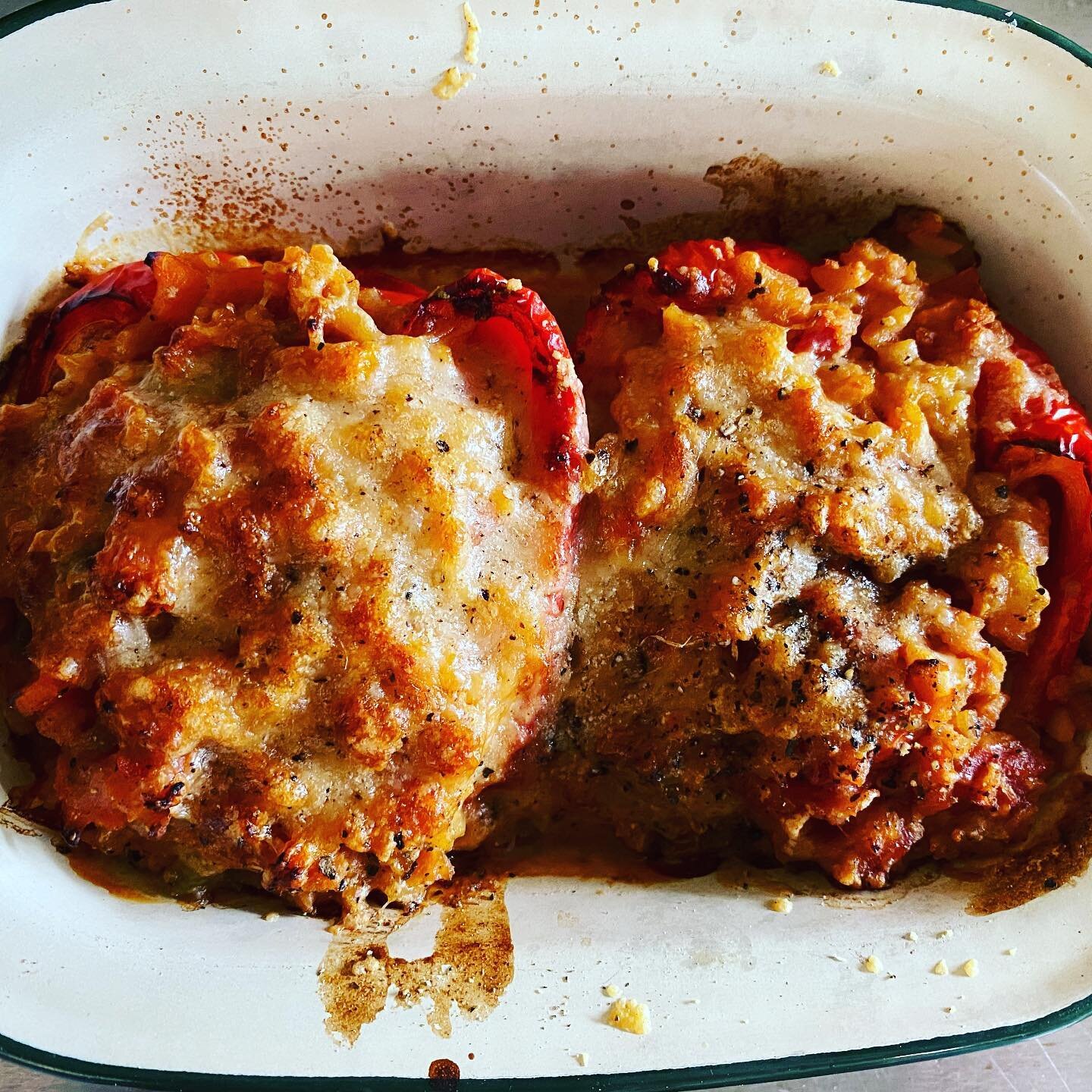 My son asked if I could show him how to make bolognese sauce yesterday. We made one meat version and a veggie version for Mr F. The veggie version was made with @clearspringuk soya mince which I like because it is just made from edamame beans, no add