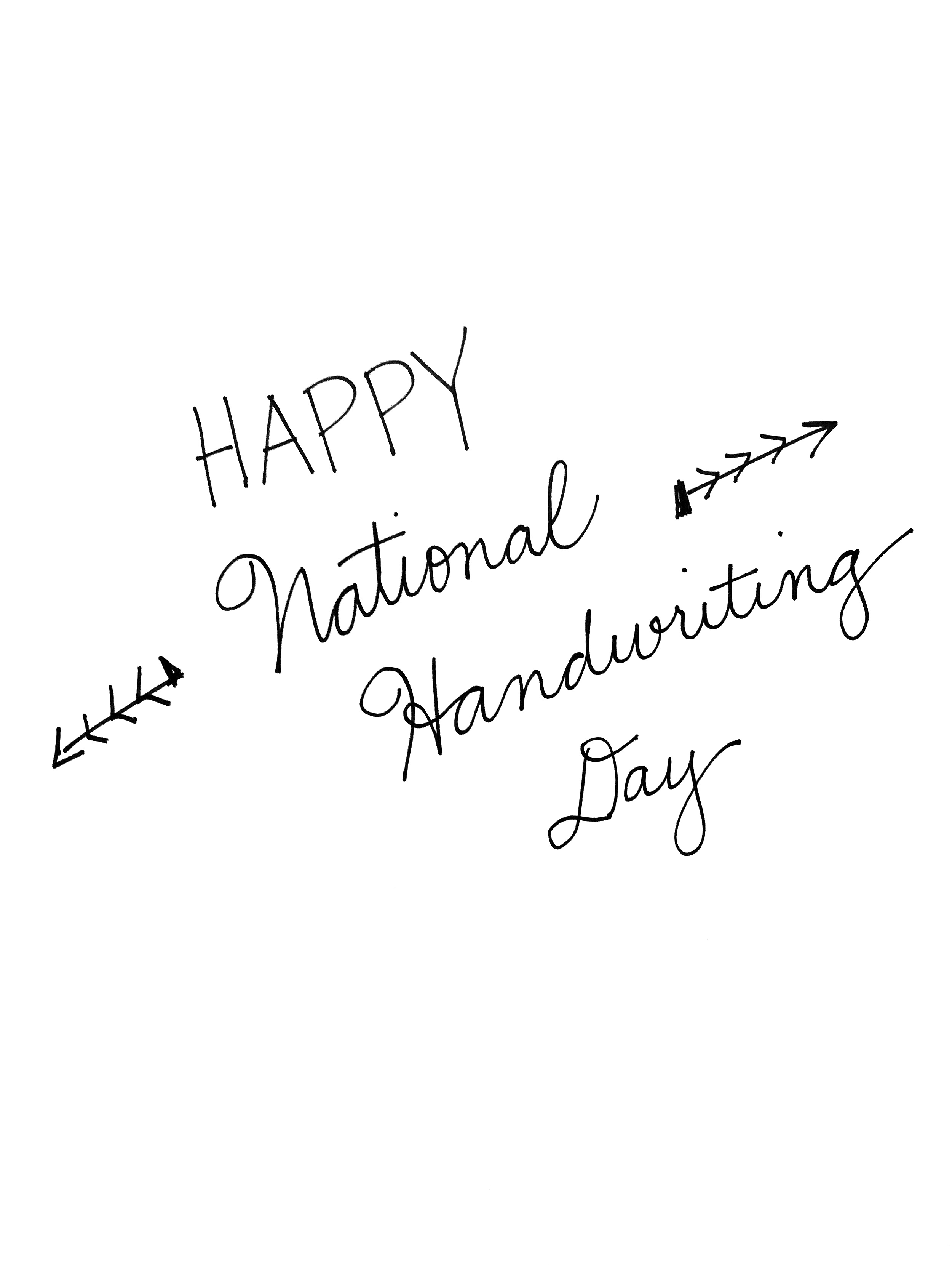 Happy National Handwriting Day!-Jan 23rd