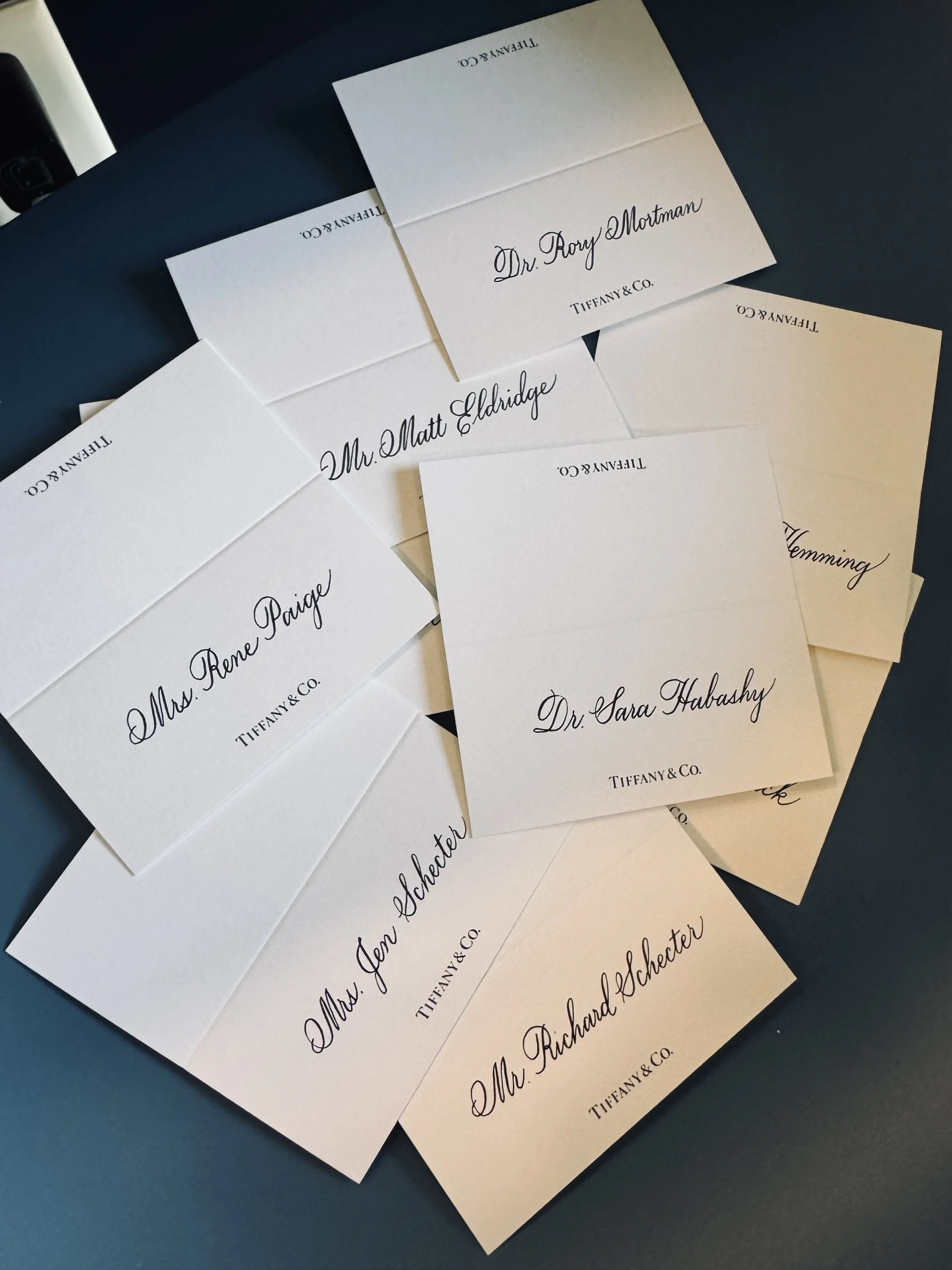 Tiffany & Co Place Cards