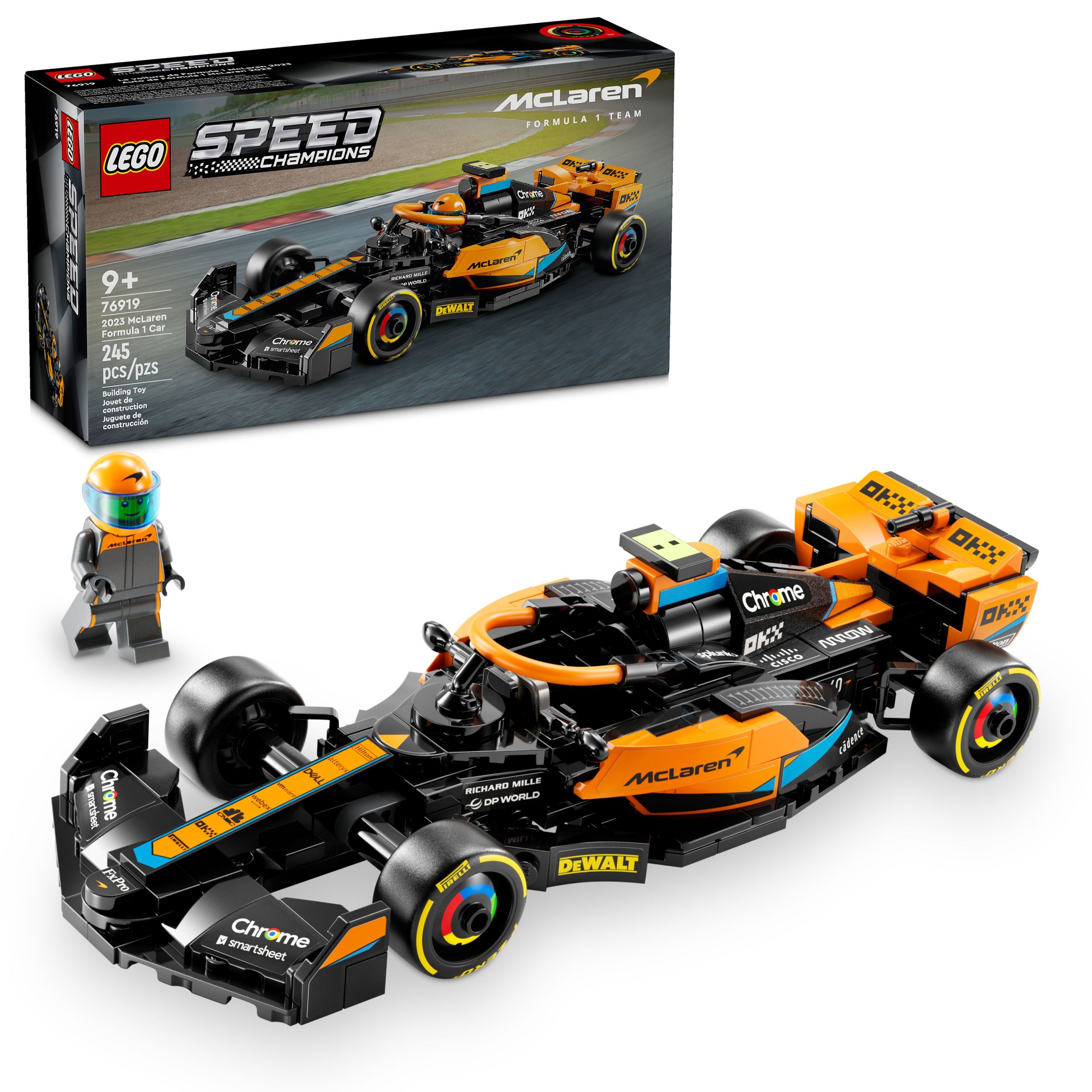 LEGO® Speed Champions 2023 McLaren Formula 1 Race Car (245 Pieces) 76919
