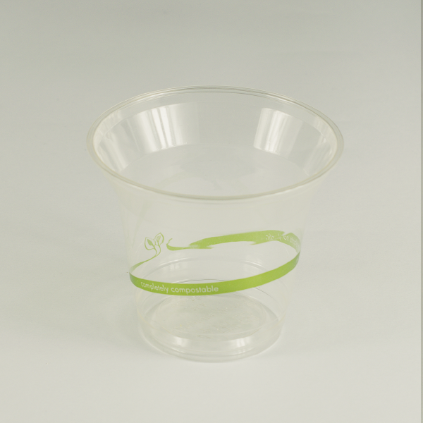 Vaso pequeño transparente de PLA 5oz (140ml).