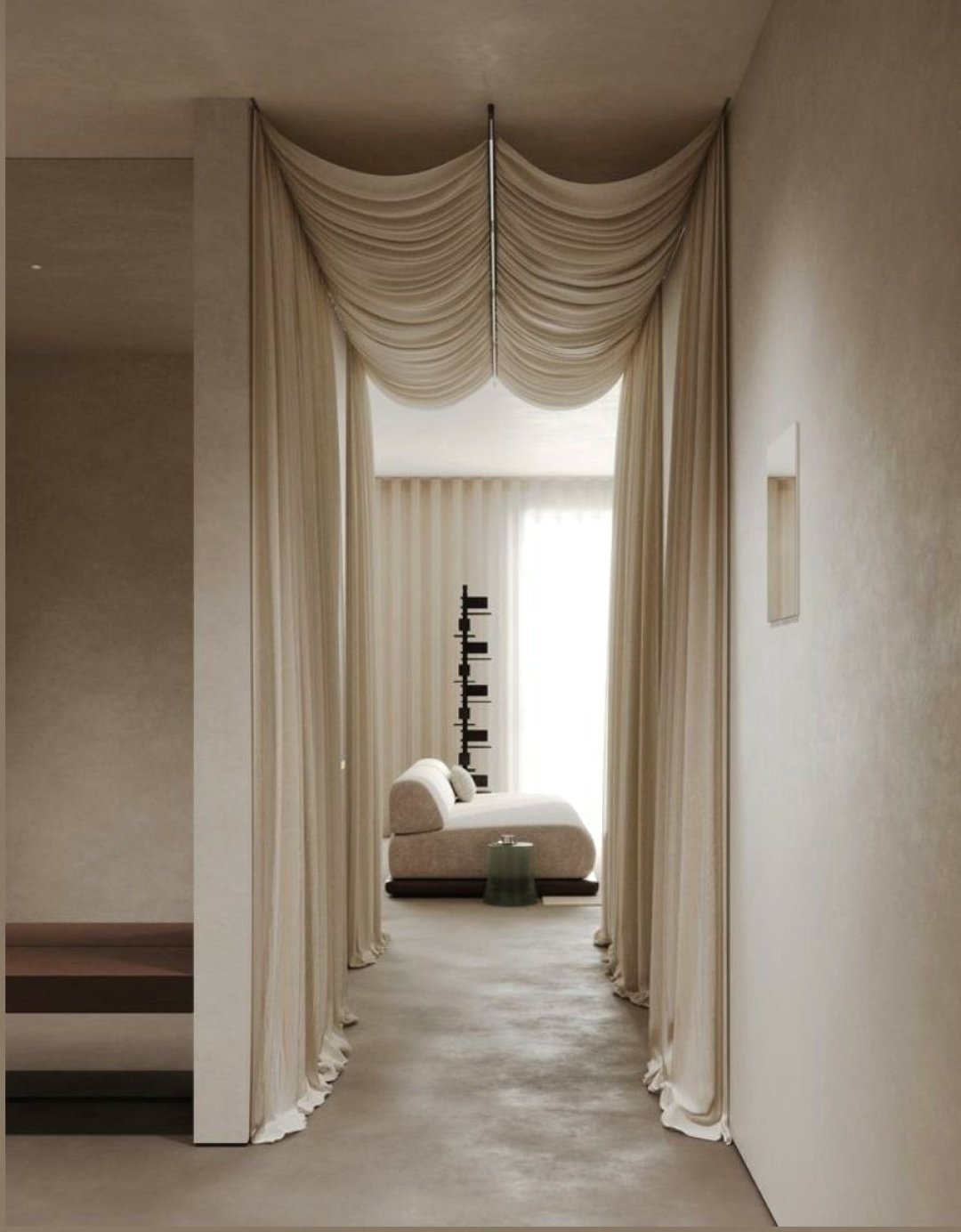 #MaterialMonday Soft drapery takes center stage&mdash;luxurious textiles layered with intention to frame space, filter light, and add sculptural elegance. From fluid folds to warm neutral tones, it&rsquo;s a reminder that the right material transform