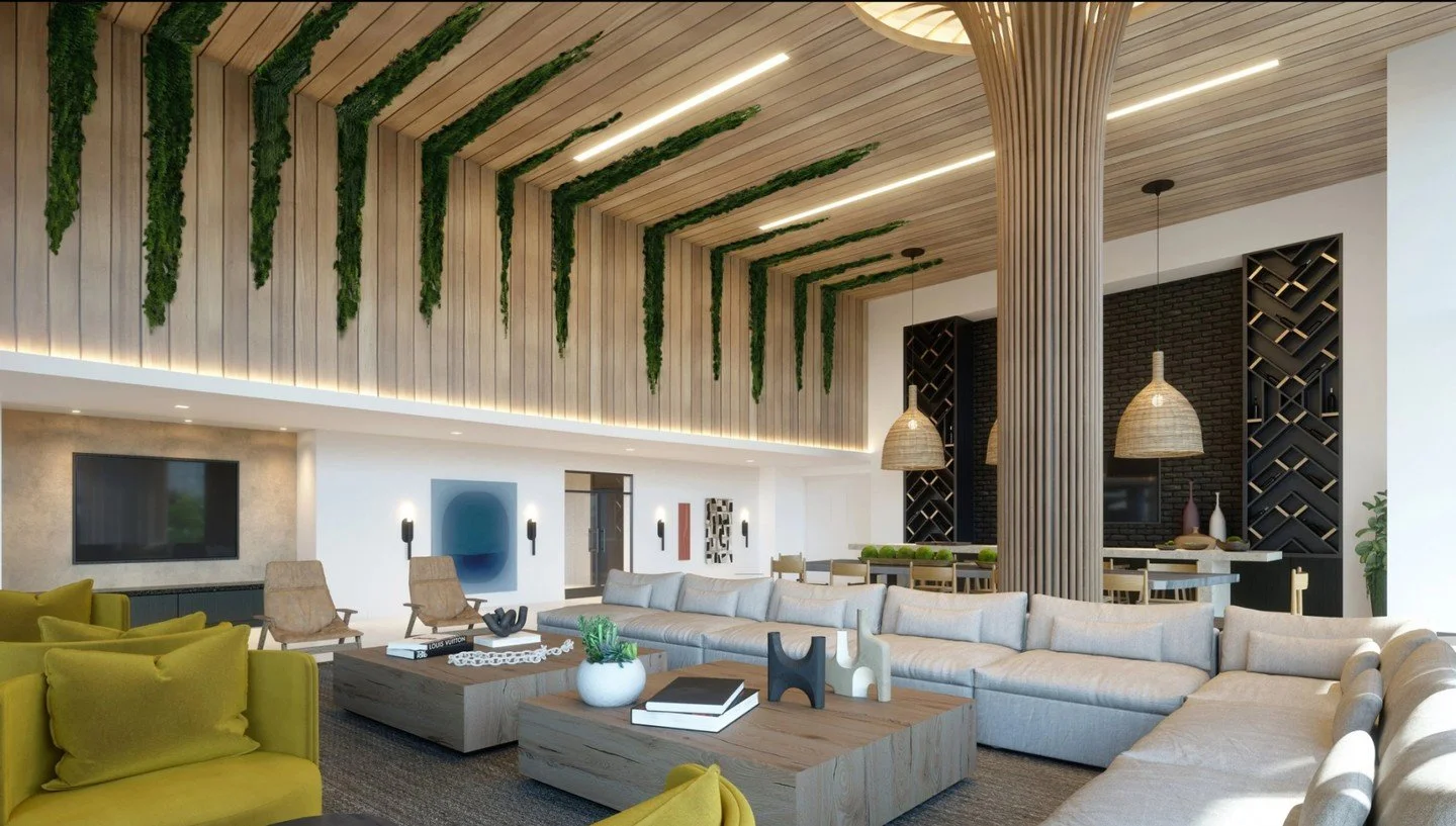 #SundayShowcase A preview of refined On the Boards project. Bold colors, clean lines, and expansive ceilings come together in a thoughtful rendering that balances modern elegance with warmth. Designed to elevate everyday moments through timeless form