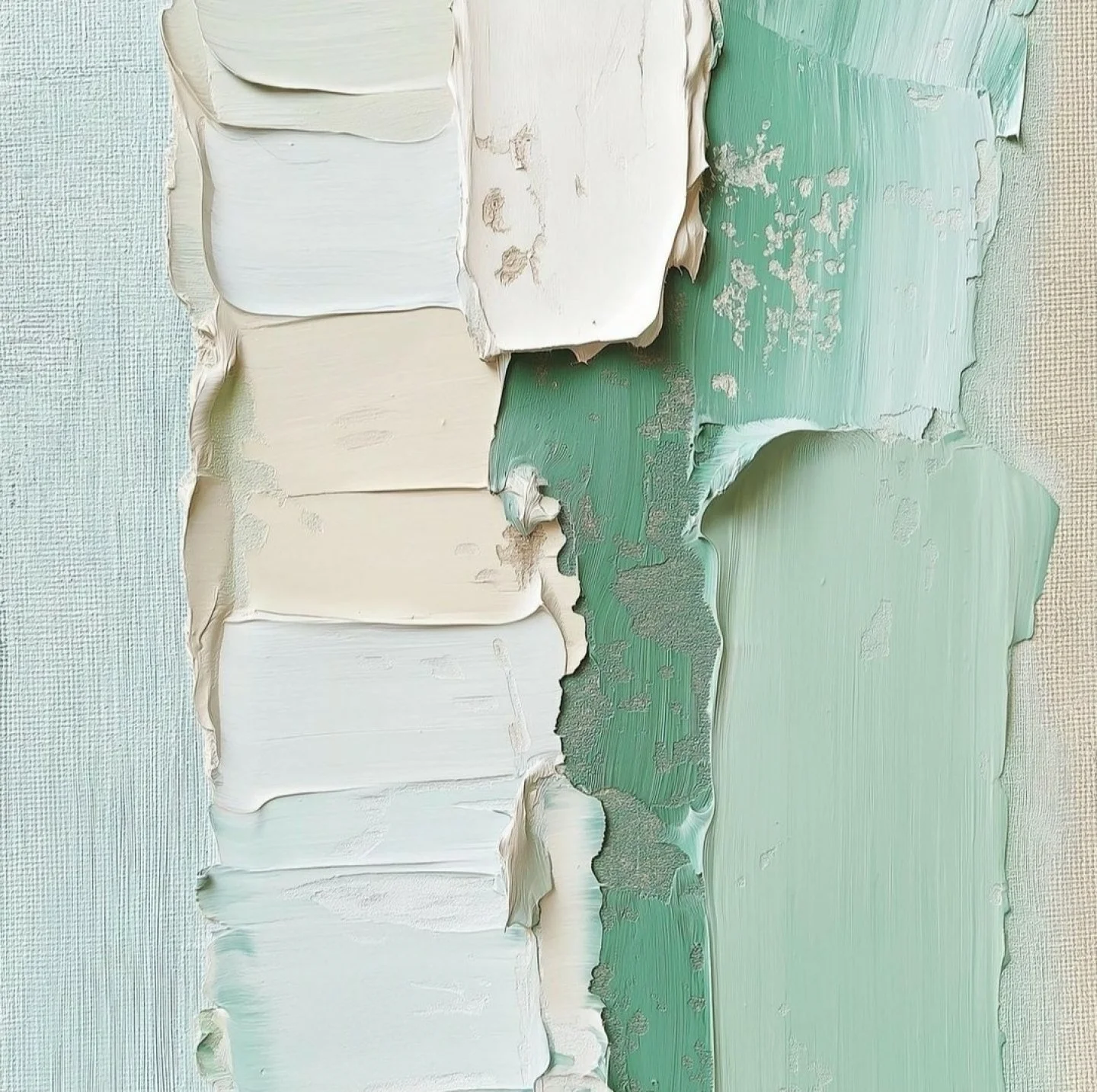 #MaterialMonday Layers of texture tell the story. Thick strokes, softened edges, and a calming palette where materiality takes center stage. A reminder that depth, movement, and craftsmanship can turn surface into statement.

#interior #interiordesig