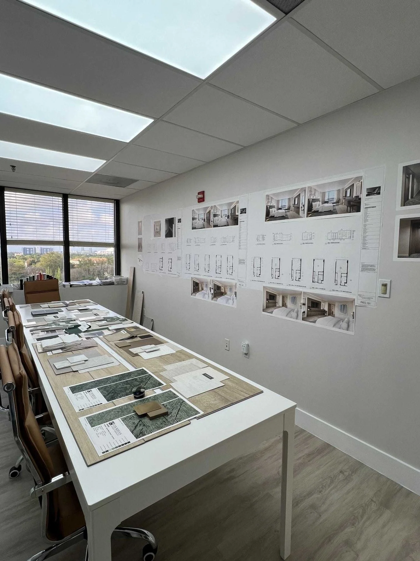 #ThrowbackThursday Behind the scenes of project planning! Where ideas take shape through layouts, material samples, and thoughtful collaboration. A reminder that every finished space begins with careful coordination, creative problem‑solving, and att