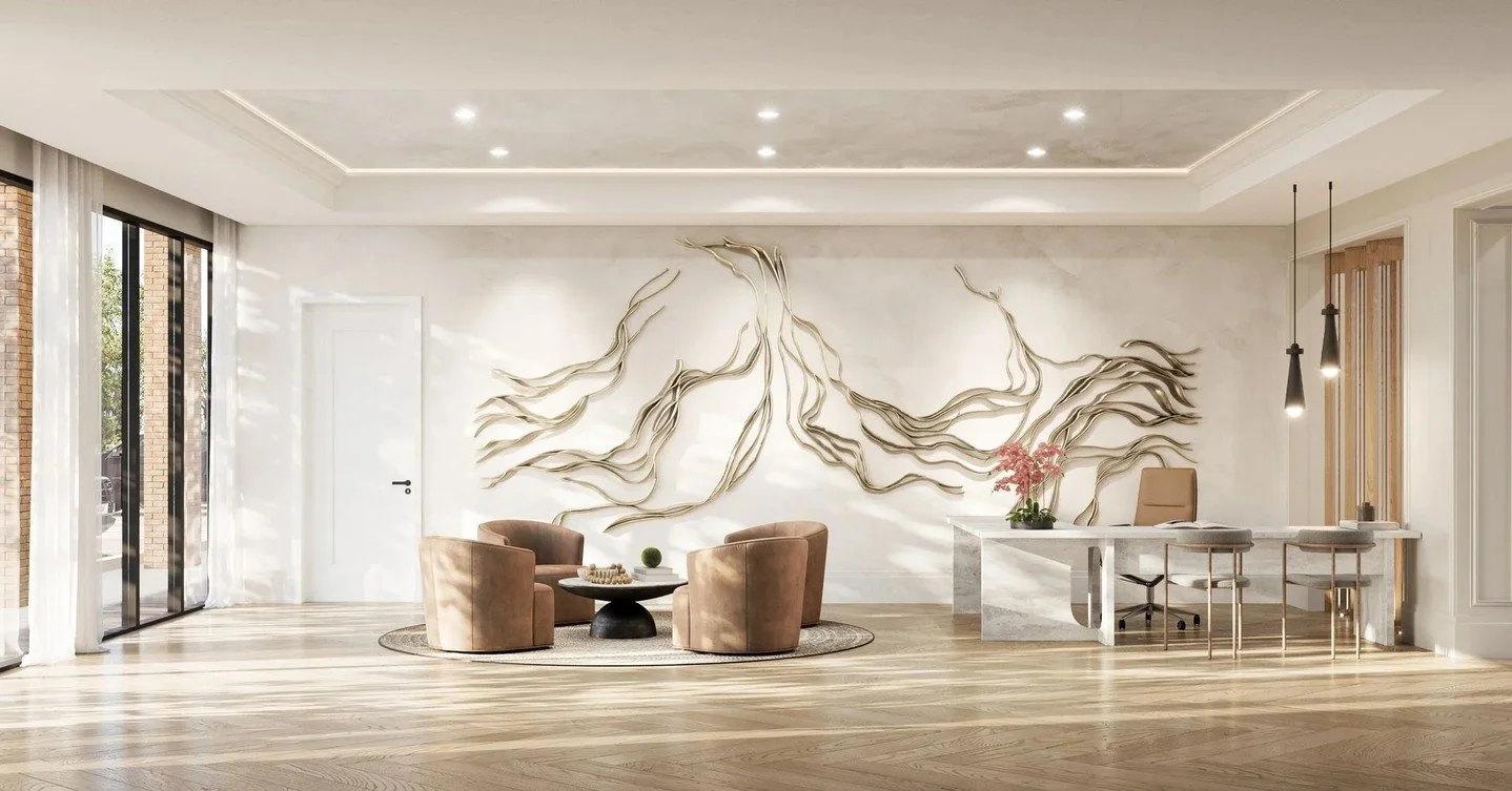 #SaturdaySpotlight on this lobby moment. An on‑the‑boards project currently under construction, designed to make a lasting first impression.

#interior #interiordesign #design #interiorstyle #decorating #dailydecordose #decorinspiration #interiordeta
