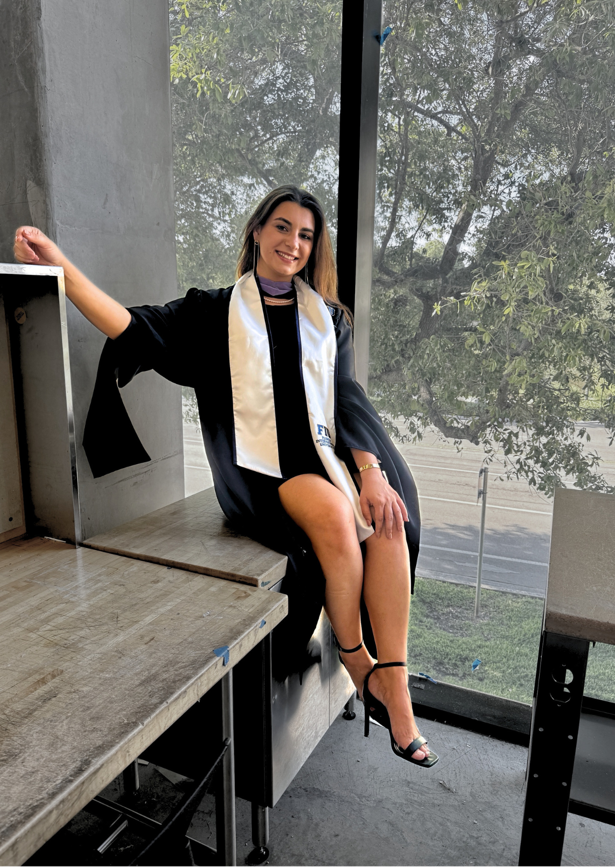 White Modern Minimalist Elegant Graduation Card.png