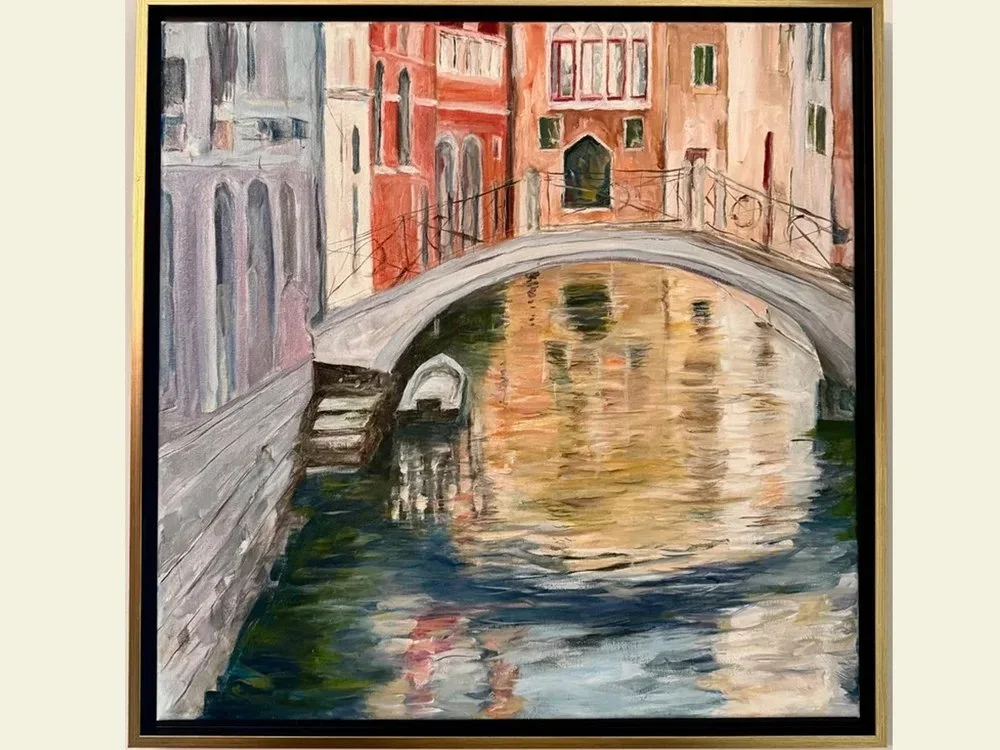 Venice Reflections Under the Bridge