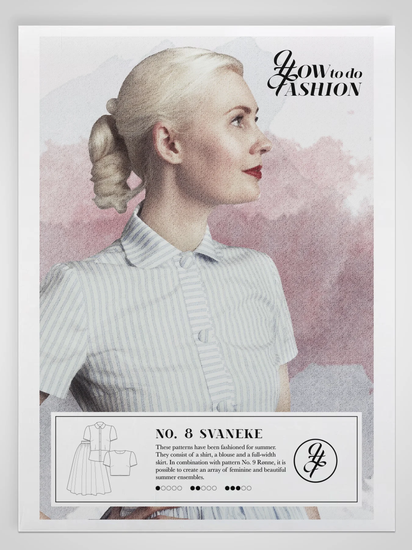 No. 8 Svaneke - Printet - Str. 32-54